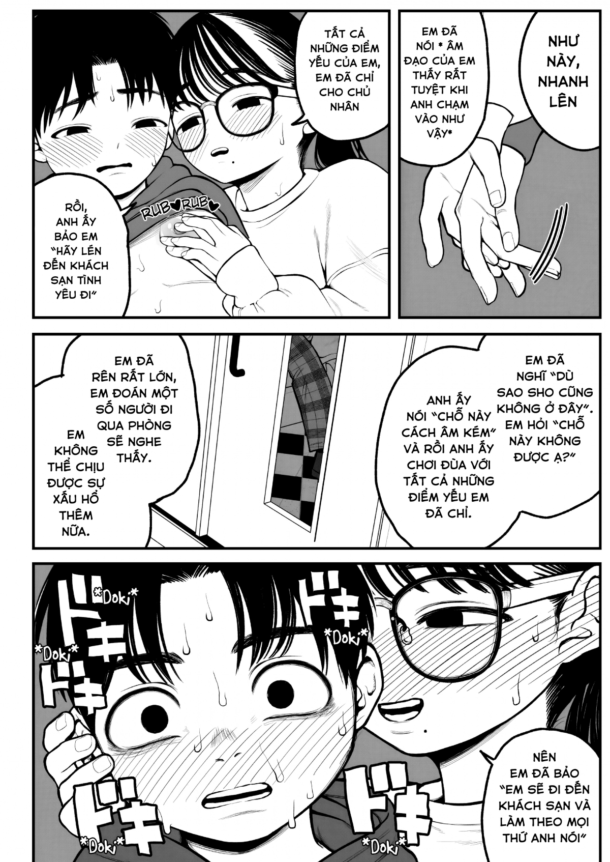 Đọc truyện hentai Kỳ nghỉ đông của tôi, bạn gái và chồng tôi - Oneshot.