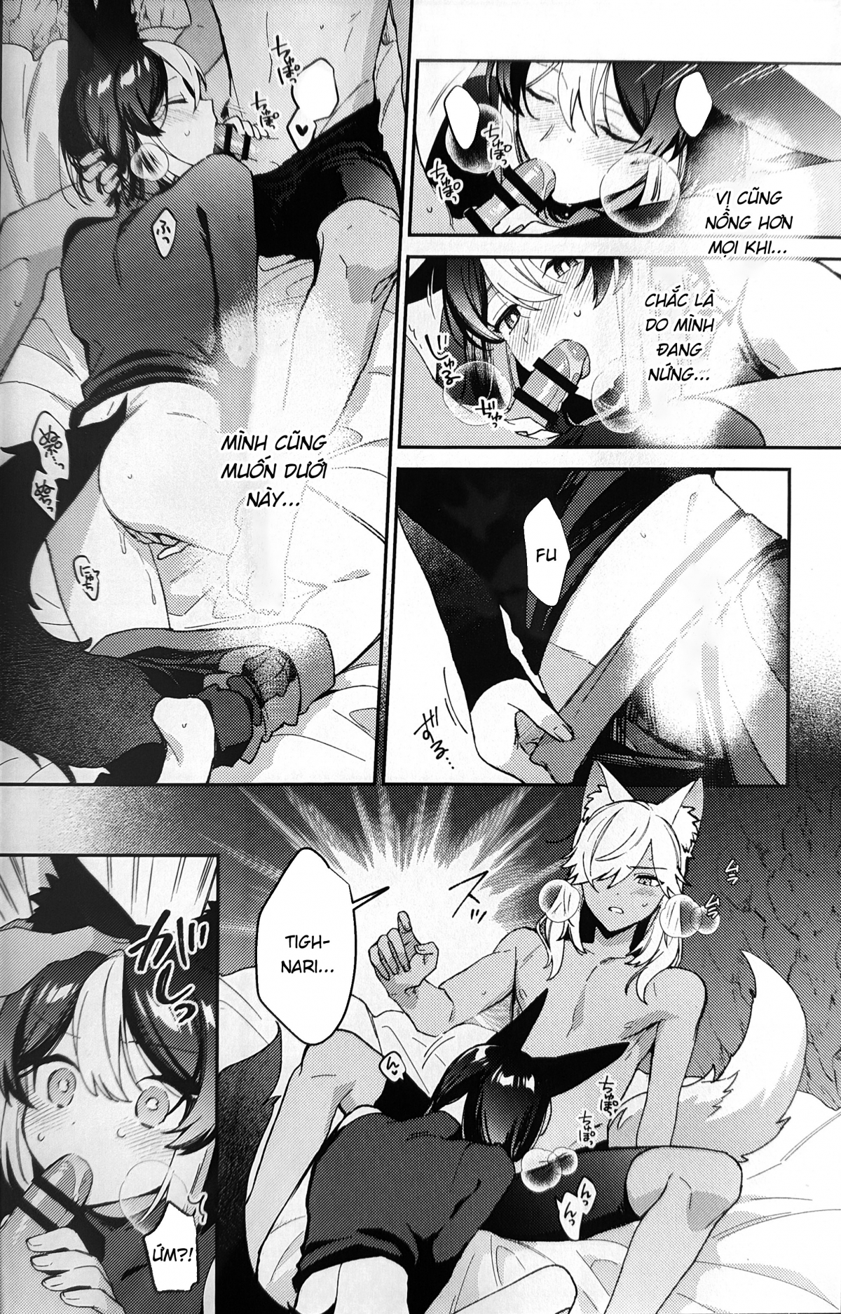 Đọc truyện hentai Anh bạn sói của tôi đang hành động bất thường - Oneshot