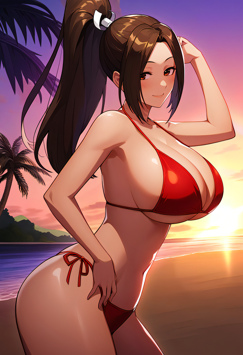 Đọc truyện hentai Tuyển tập Albums Art hentai - Chap 307 - Mai Shiranui Beach Sunset