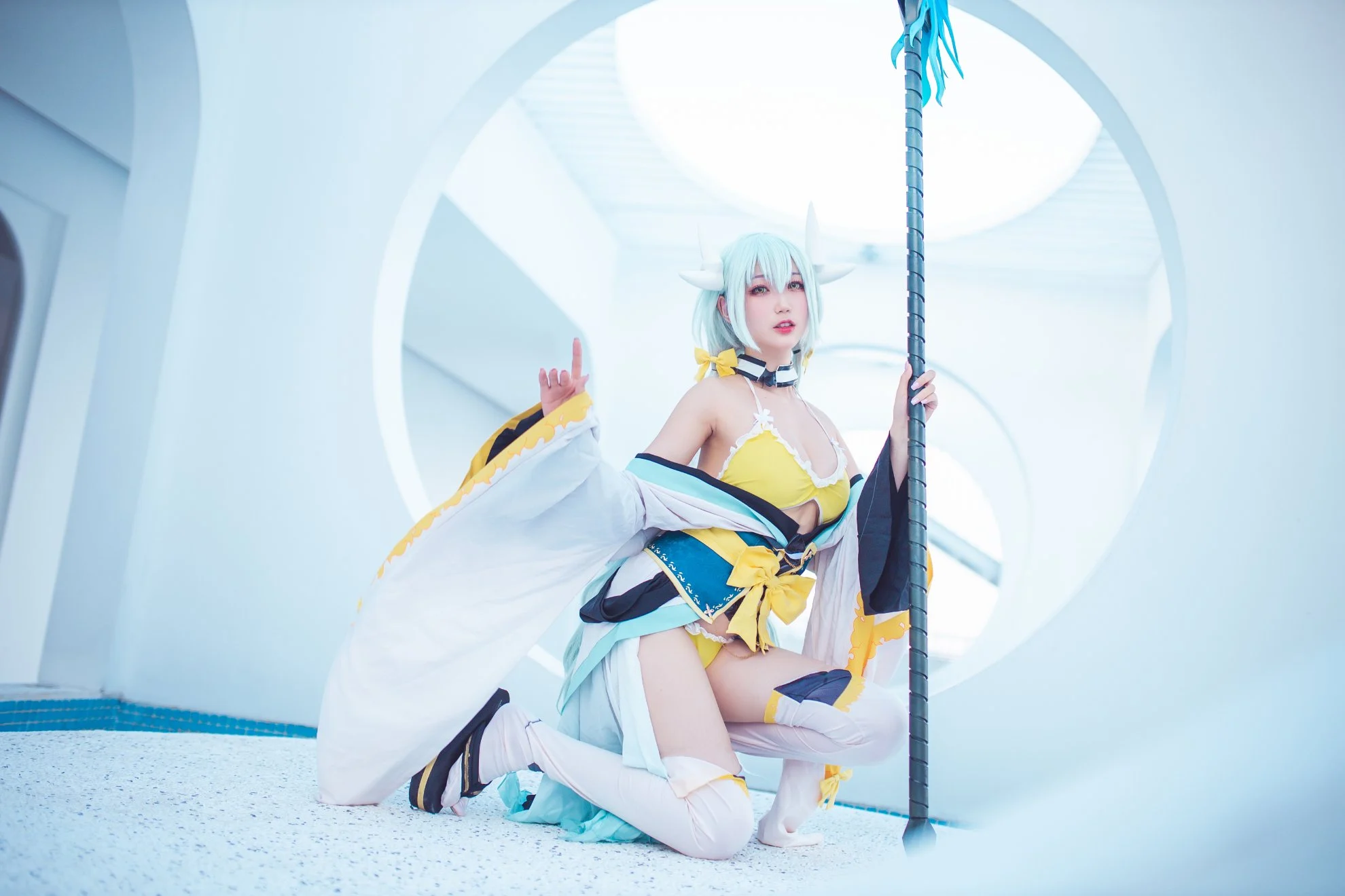 Đọc truyện hentai Tuyển tập Albums siêu phẩm Cosplay - Chap 888 - Zhou Ji is a cute rabbit NO.031 Qing Ji