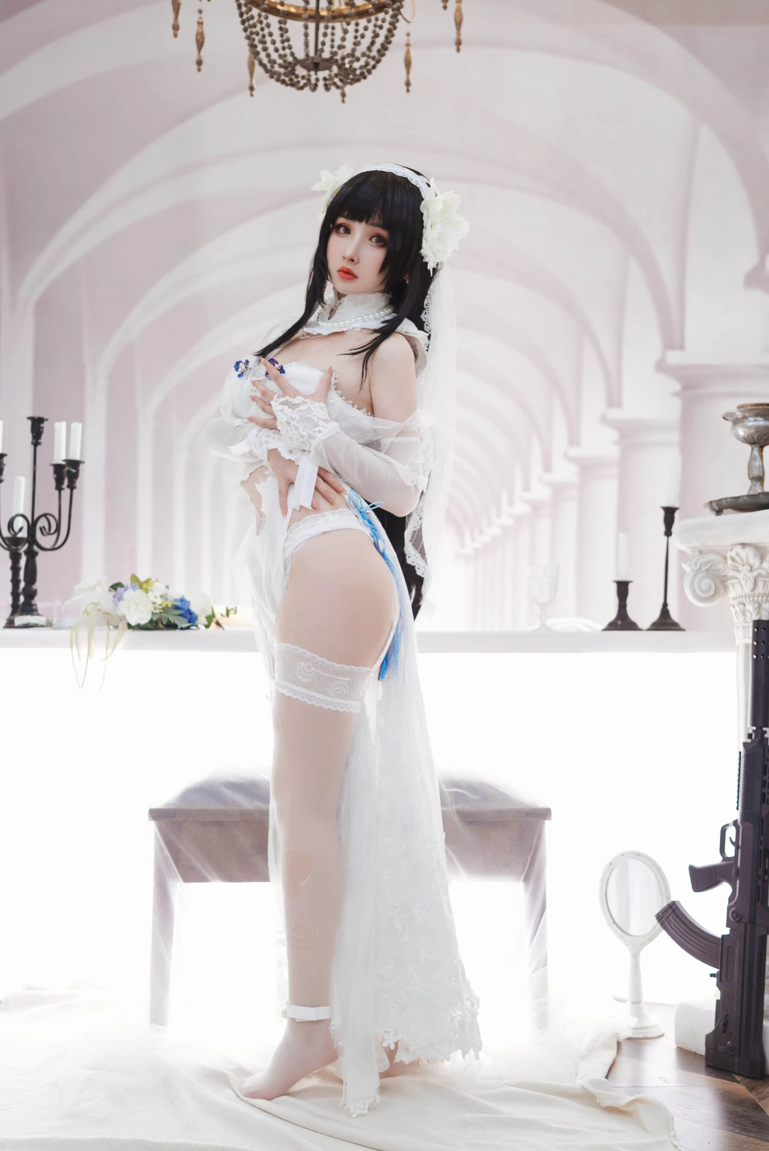 Đọc truyện hentai Tuyển tập Albums siêu phẩm Cosplay - Chap 789 - rioko - Type 95 (Girls is Frontline)