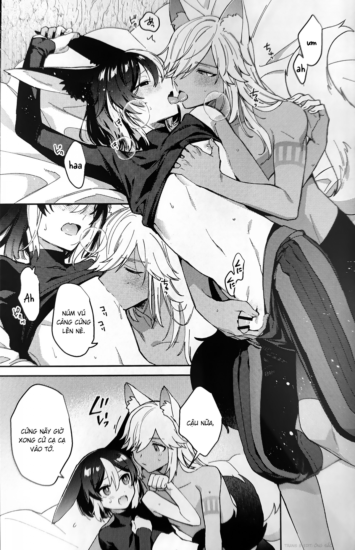 Đọc truyện hentai Anh bạn sói của tôi đang hành động bất thường - Oneshot