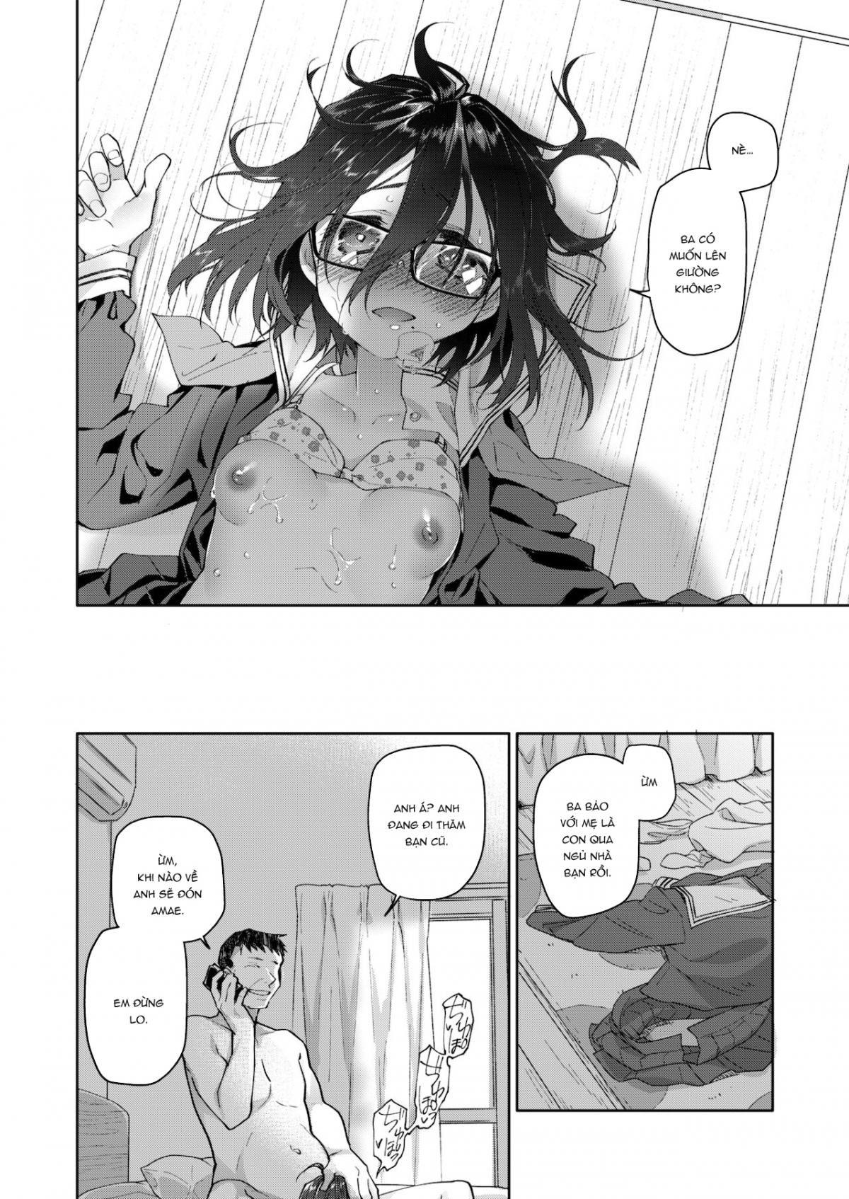 Đọc truyện hentai Chichi no Aijin 13-sai - Oneshot.