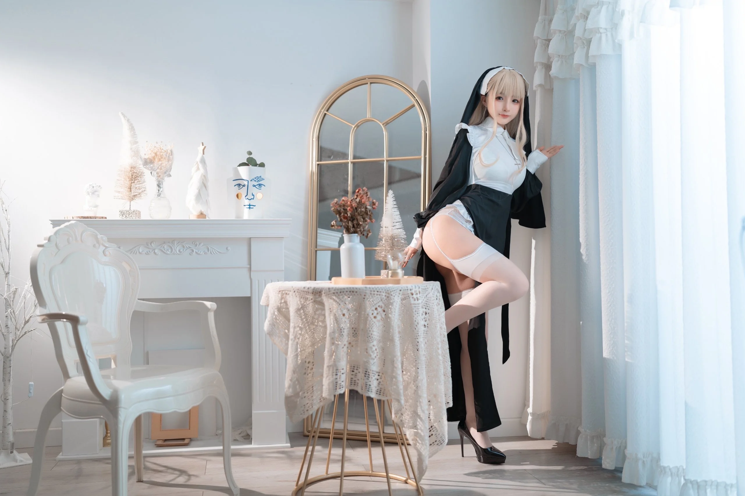 Đọc truyện hentai Tuyển tập Albums siêu phẩm Cosplay - Chap 771 - Sakurai Nene - Nun
