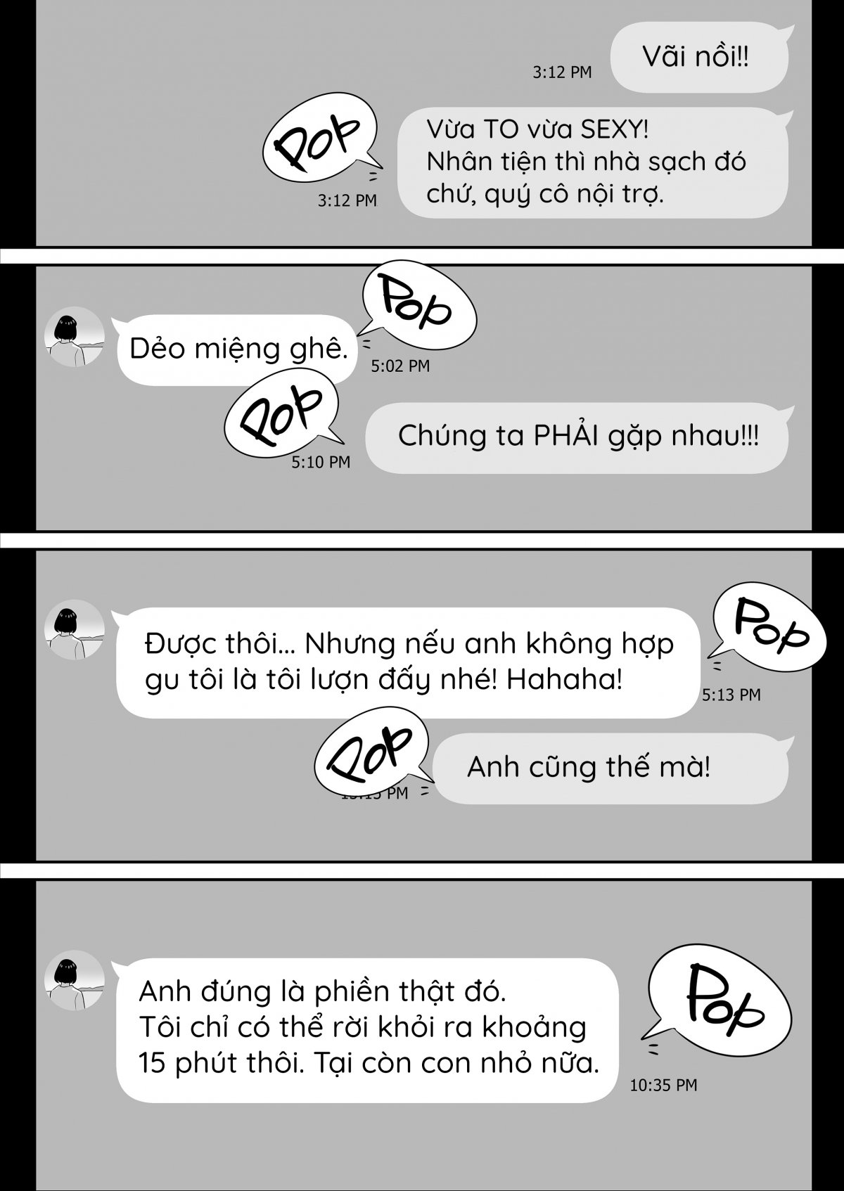 Đọc truyện hentai Lướt Tinder, Tôi chịch luôn vợ người ta. - Oneshot [Không che]