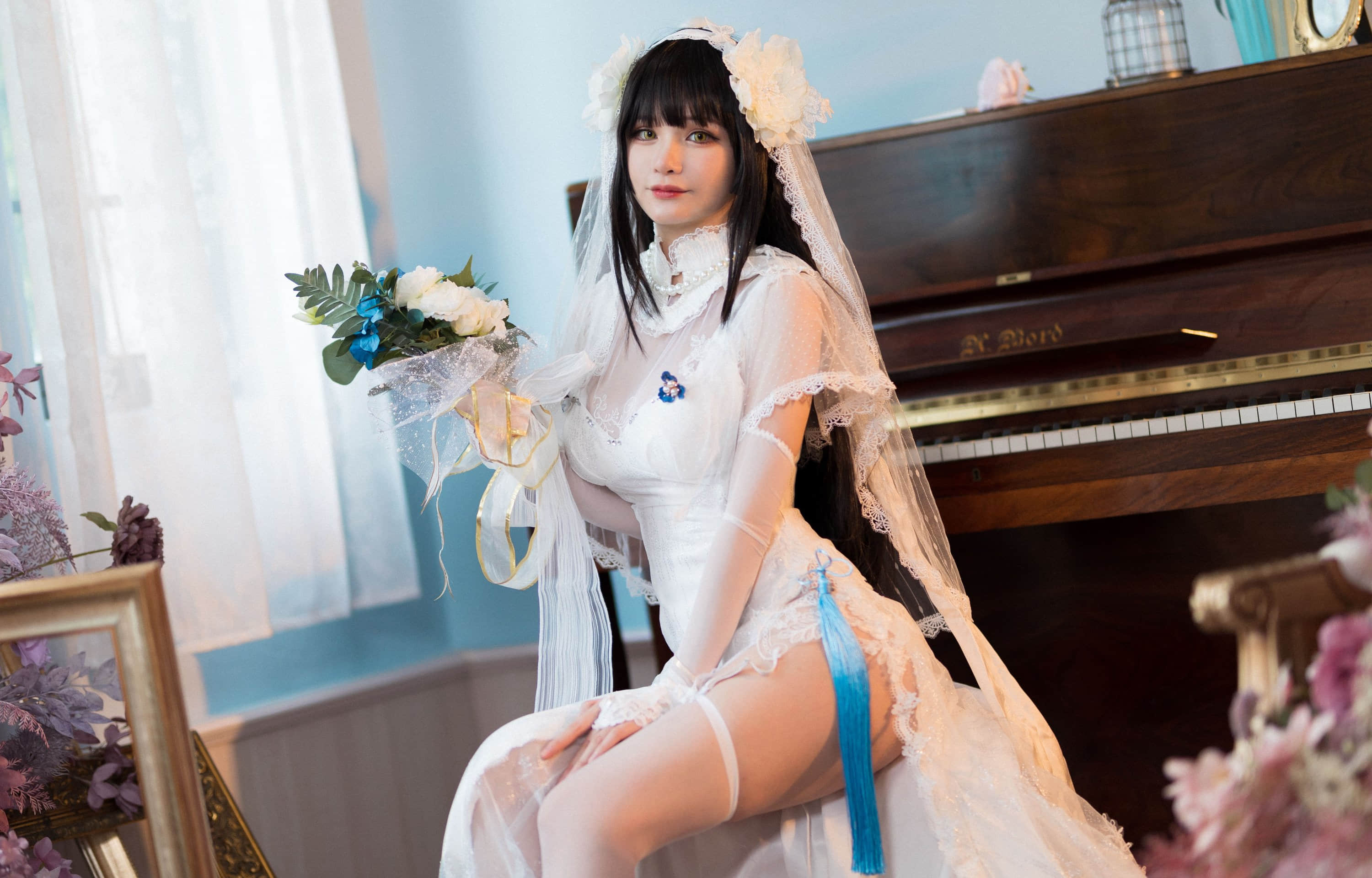Đọc truyện hentai Tuyển tập Albums siêu phẩm Cosplay - Chap 827 - Qianyu - Yan Newlywed Sexy Bride