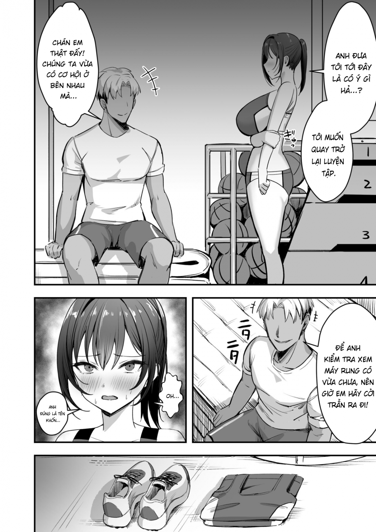 Đọc truyện hentai Không thể cưỡng lại được cô ấy là thành viên của đội điền kinh và có bộ ngực khủng - Oneshot
