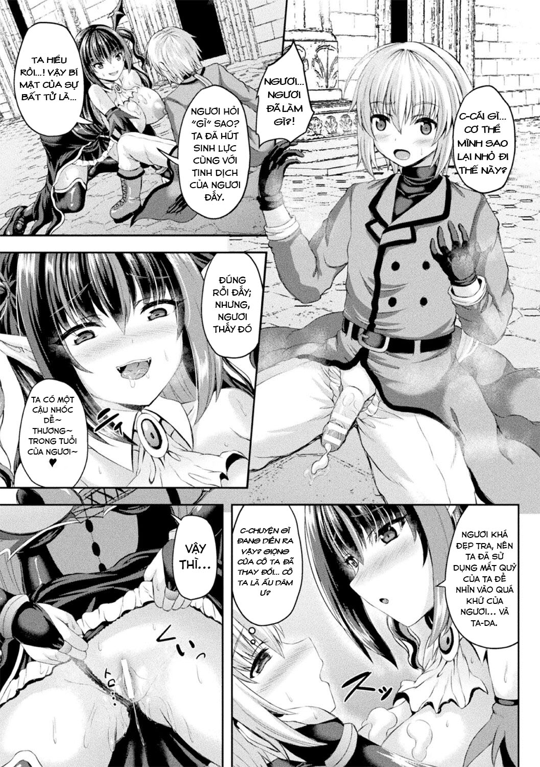Đọc truyện hentai Công chúa ma cà rồng thích cậu thợ săn trẻ - Oneshot
