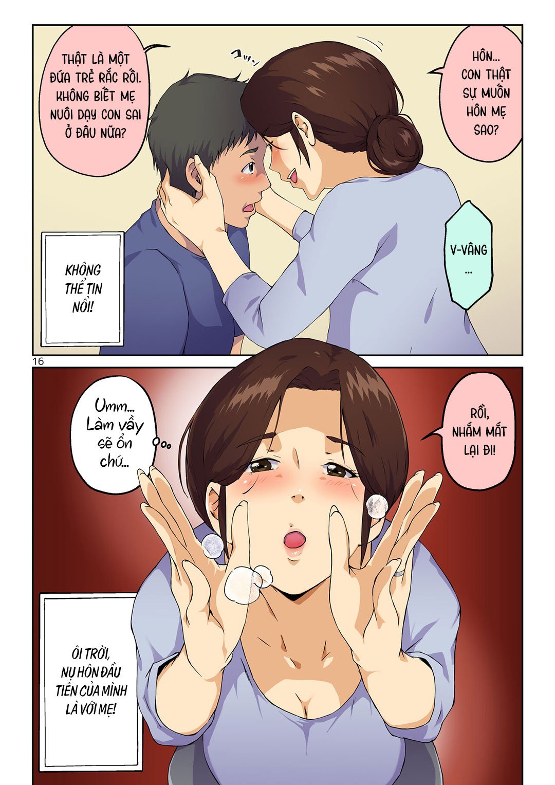 Đọc truyện hentai Tôi bày tỏ với mẹ và mẹ đã cho tôi xxx - Oneshot