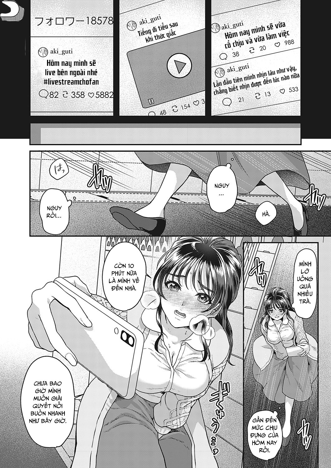 Đọc truyện hentai COMIC Magnum Vol. 179 Chap 3 Đái bậy