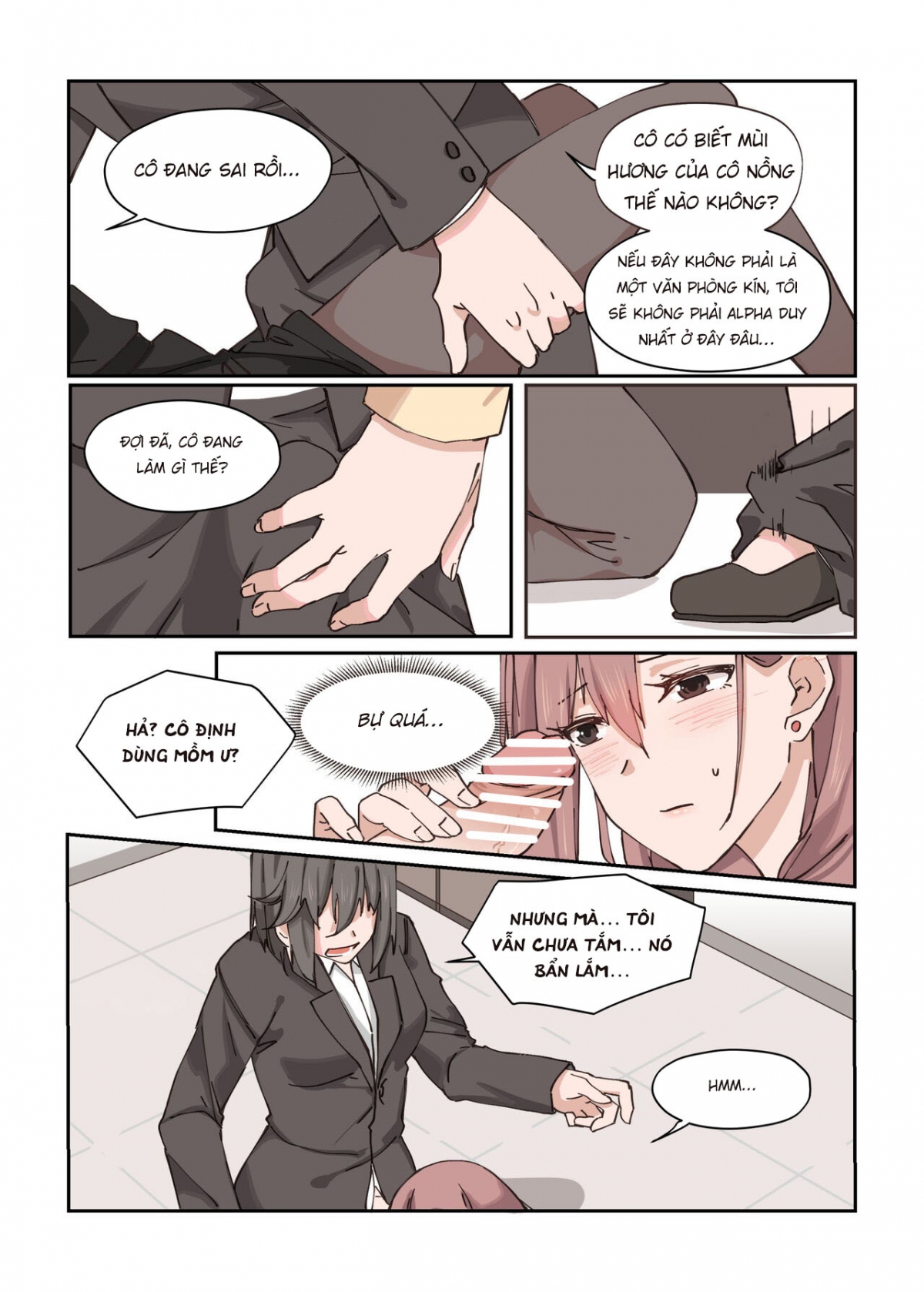 Đọc truyện hentai Cái gì?! giám đốc của tôi làm một omega?! - Oneshot
