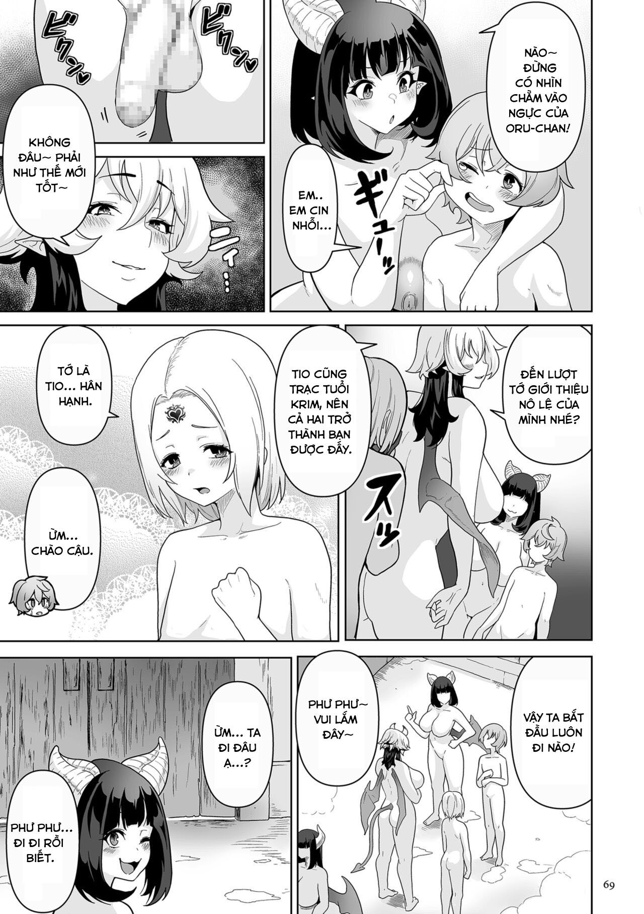 Đọc truyện hentai Vương quốc Succubus thèm bú - Chap 3