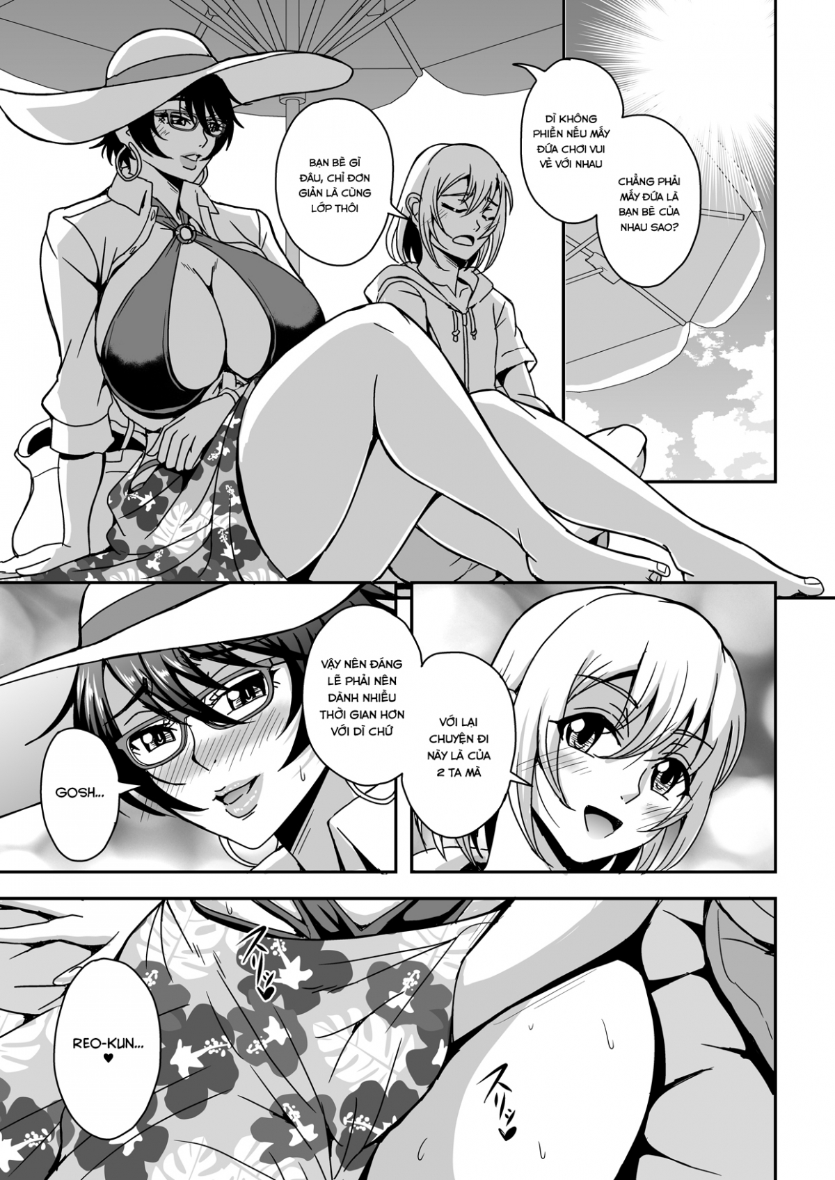 Đọc truyện hentai Alofou độc thân và mối quan hệ với con trai của bạn cô - Chap 2