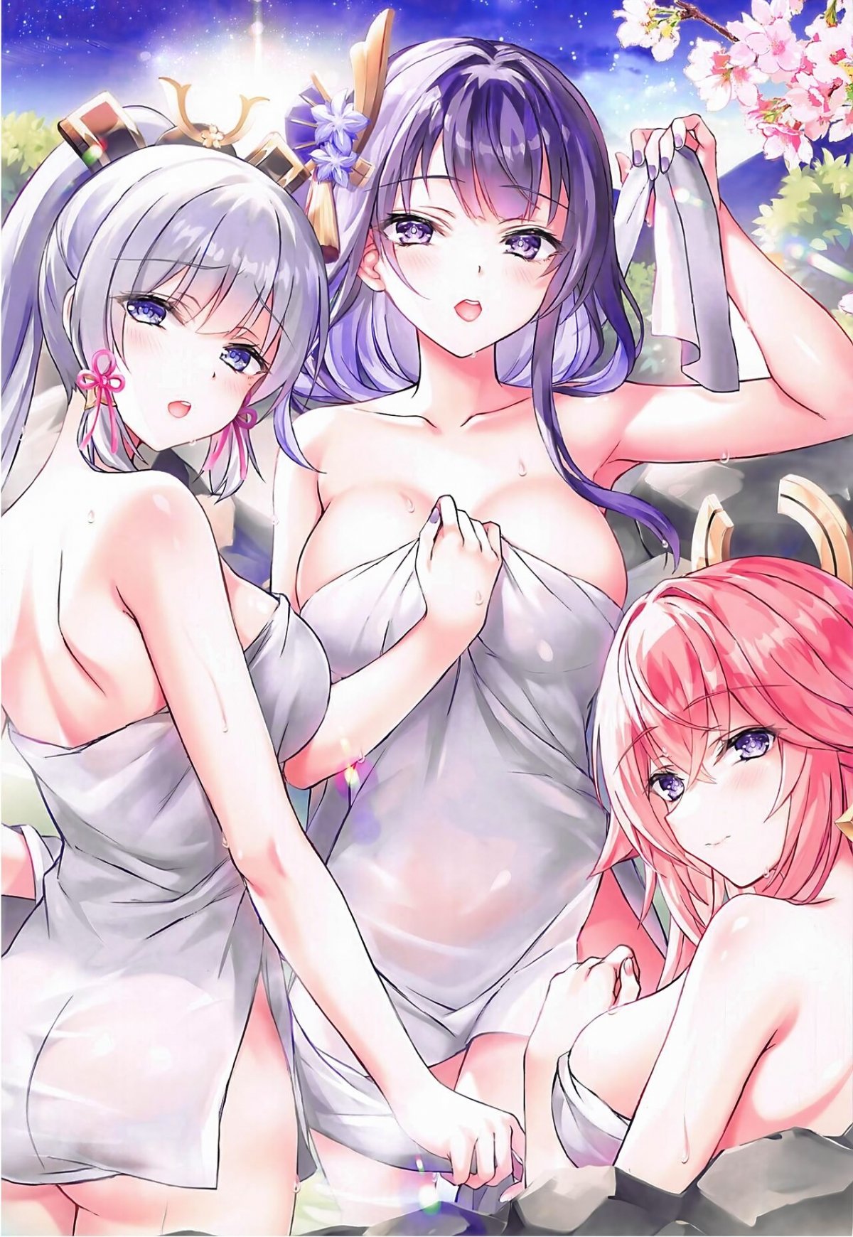 Đọc truyện hentai Suối Nước Nóng Bí Mật Ở Inazuma - 1bắn