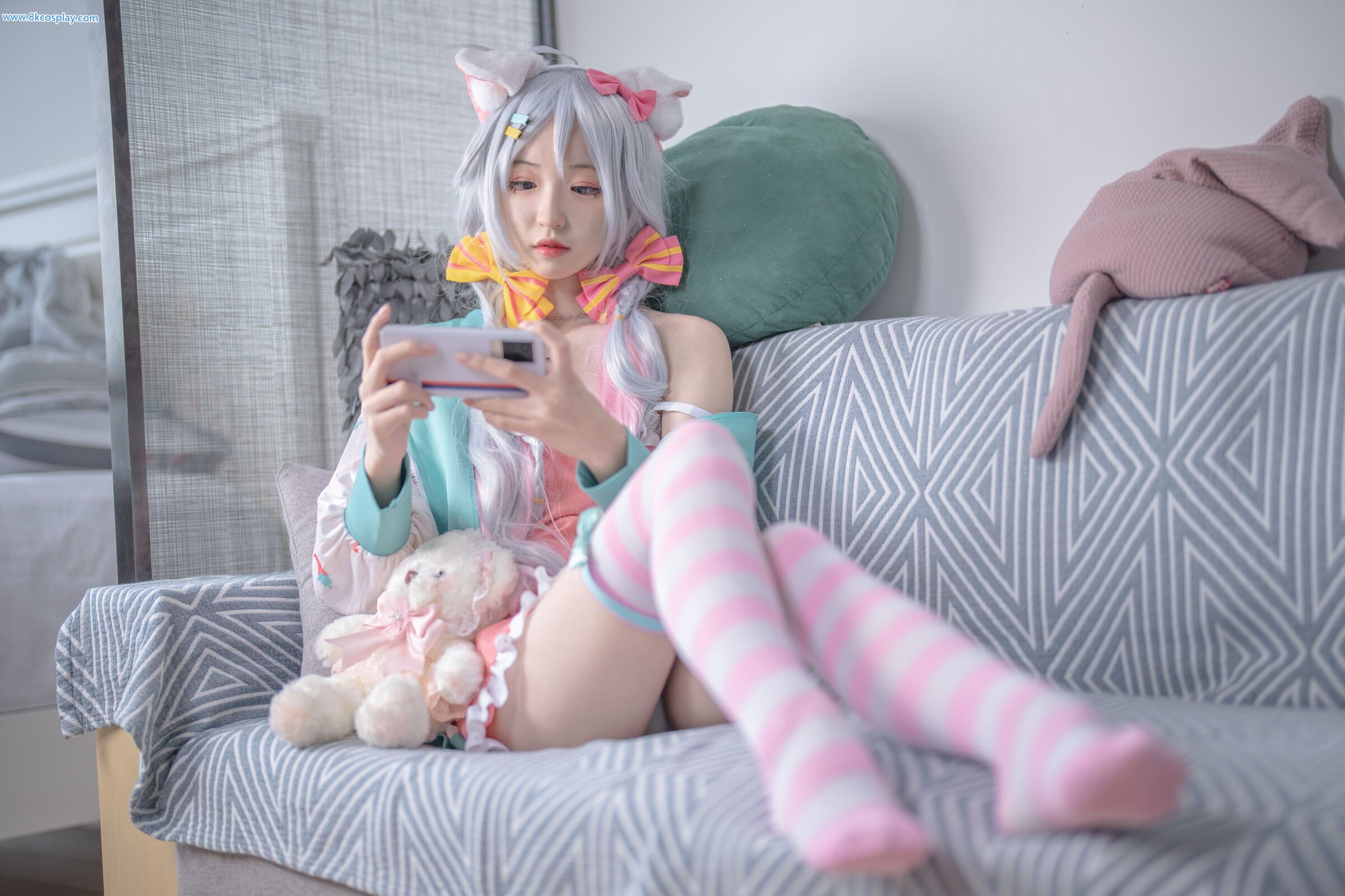 Đọc truyện hentai Tuyển tập Albums siêu phẩm Cosplay - Chap 550 - [SA_Sodium Alginate] Kagura Nana Lazy Monday