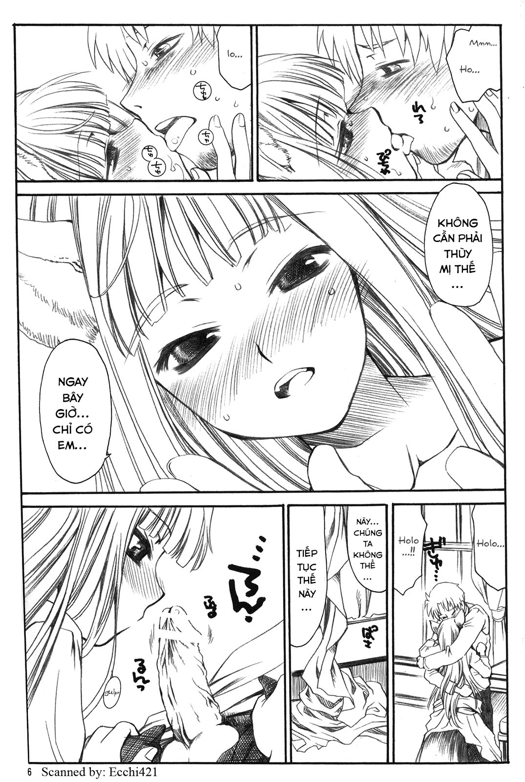 Đọc truyện hentai Shiawase o Ushinau Naraba Kinyoku Nado Gu no Kocchou (Sói và gia vị) - Oneshot