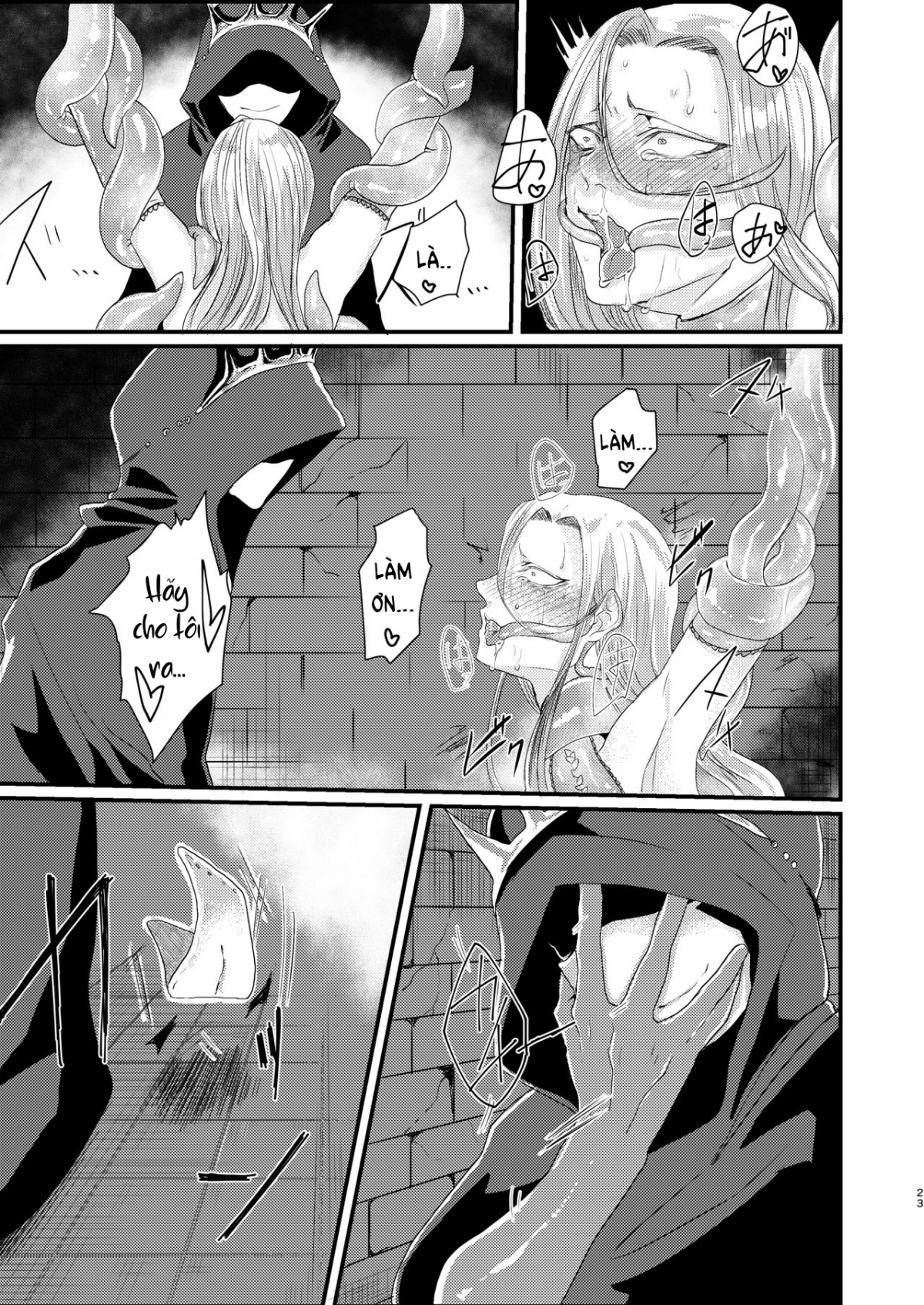 Đọc truyện hentai Câu chuyện về nam pháp sư bị xúc tu chơi Oneshot