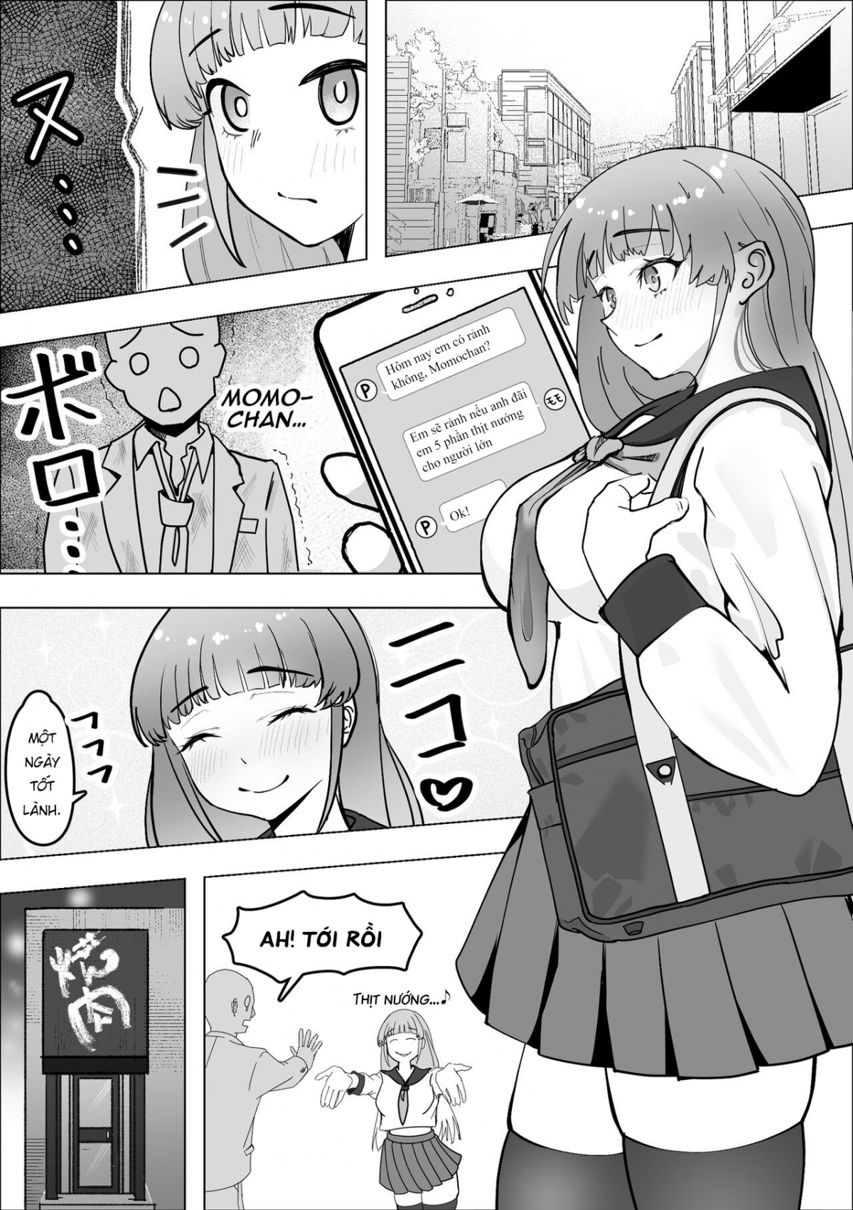 Đọc truyện hentai Tabe Gal -Muchimuchi Tennen Gal wa Papakatsu Shimasu- - Oneshot