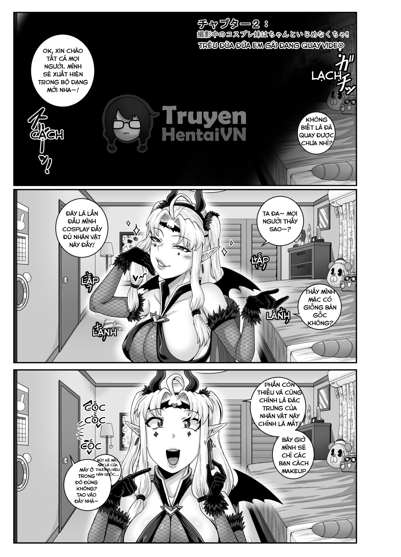 Đọc truyện hentai Dạy dỗ con em gái phiền phức này bằng cá chà bặc - Chap 3