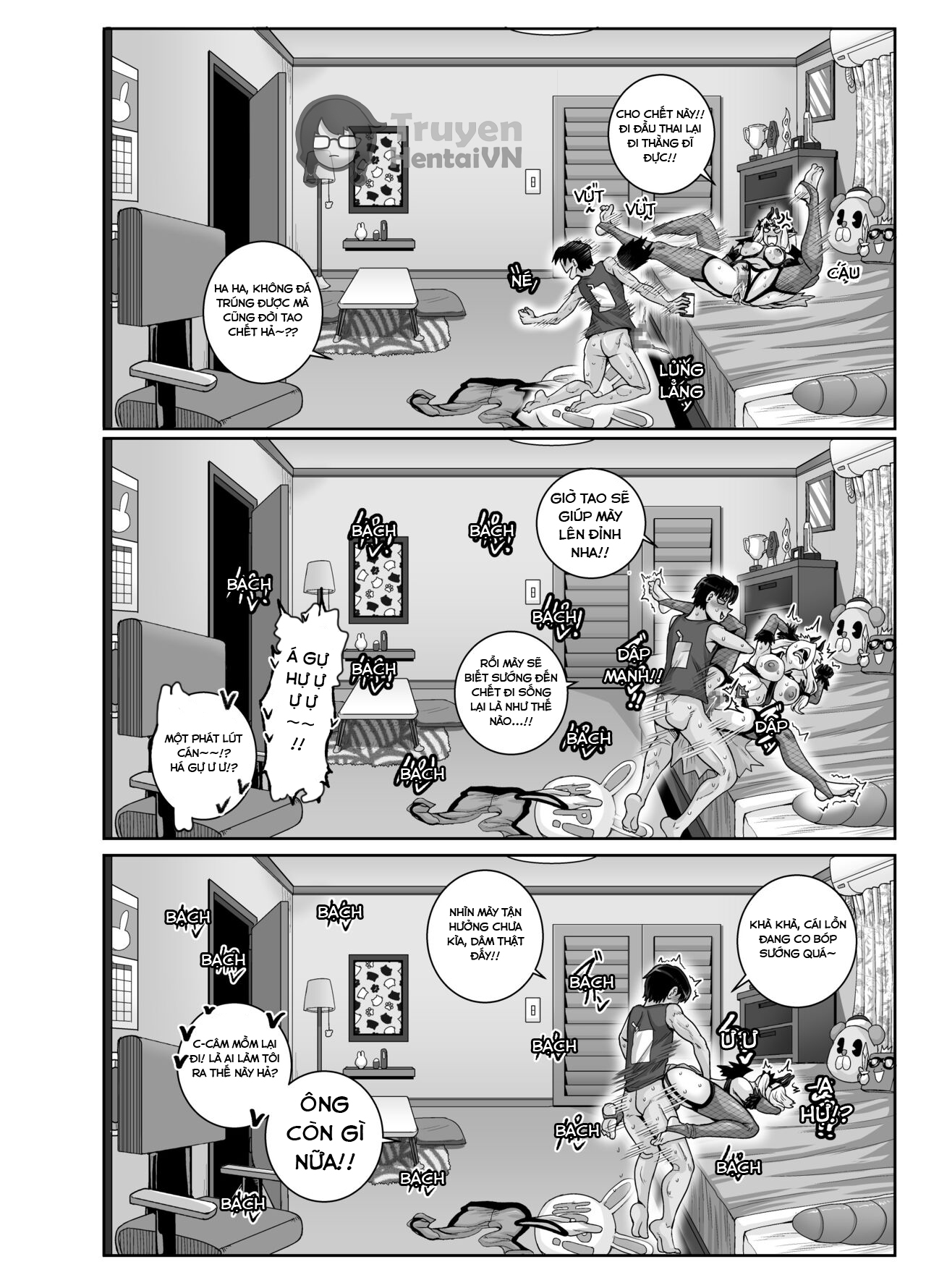 Đọc truyện hentai Dạy dỗ con em gái phiền phức này bằng cá chà bặc - Chap 3