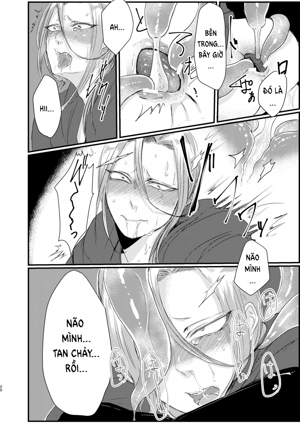 Đọc truyện hentai Câu chuyện về nam pháp sư bị xúc tu chơi Oneshot