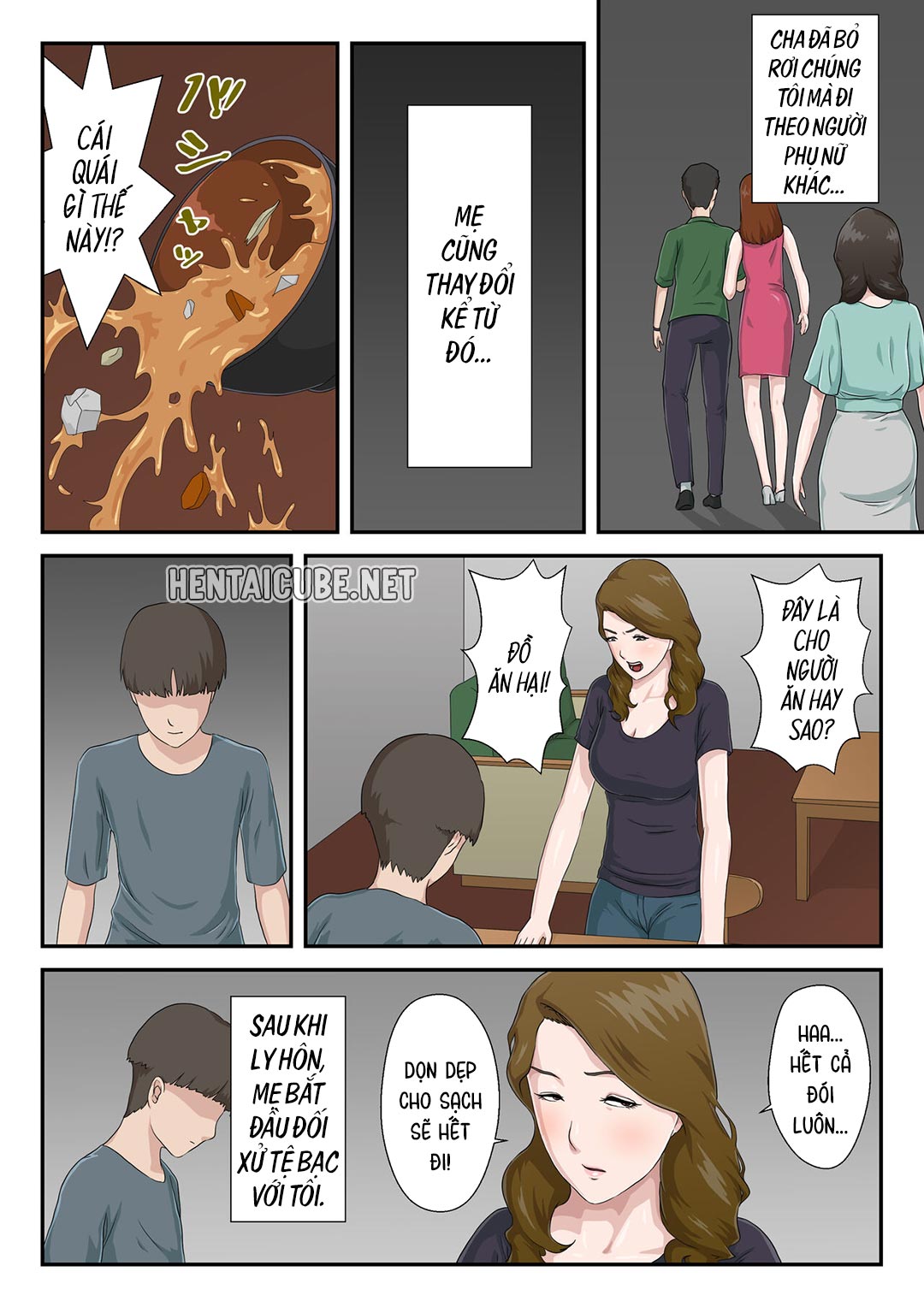 Đọc truyện hentai Biến mẹ thành người nội trợ khỏa thân - Chap 1