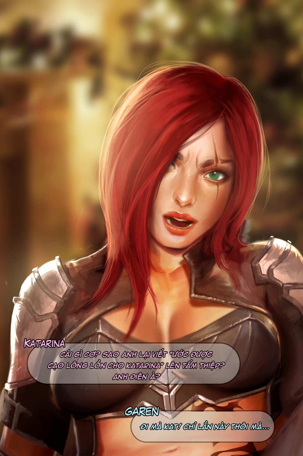 Đọc truyện hentai Cạo Lông Cho Katarina - Oneshot