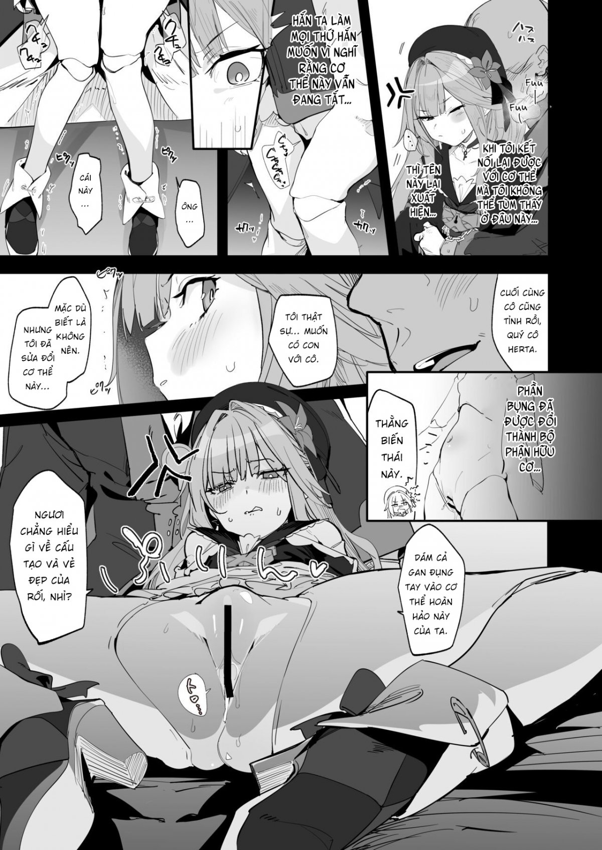 Đọc truyện hentai Câu Chuyện Về Quý Cô Herta Hoàn Hảo Hóa Dại Oneshot