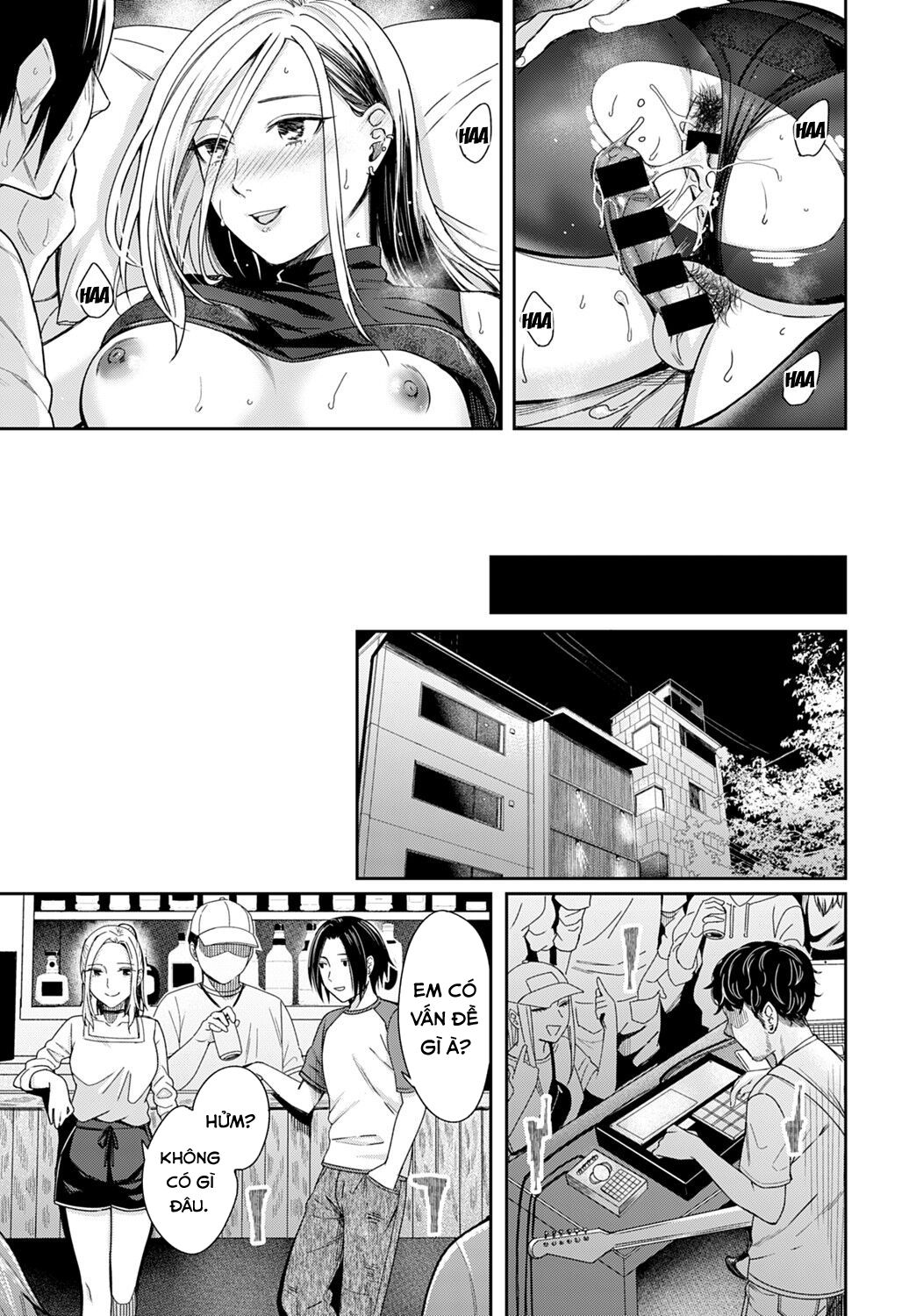 Đọc truyện hentai Khói thuốc và ánh đèn vàng. - Oneshot