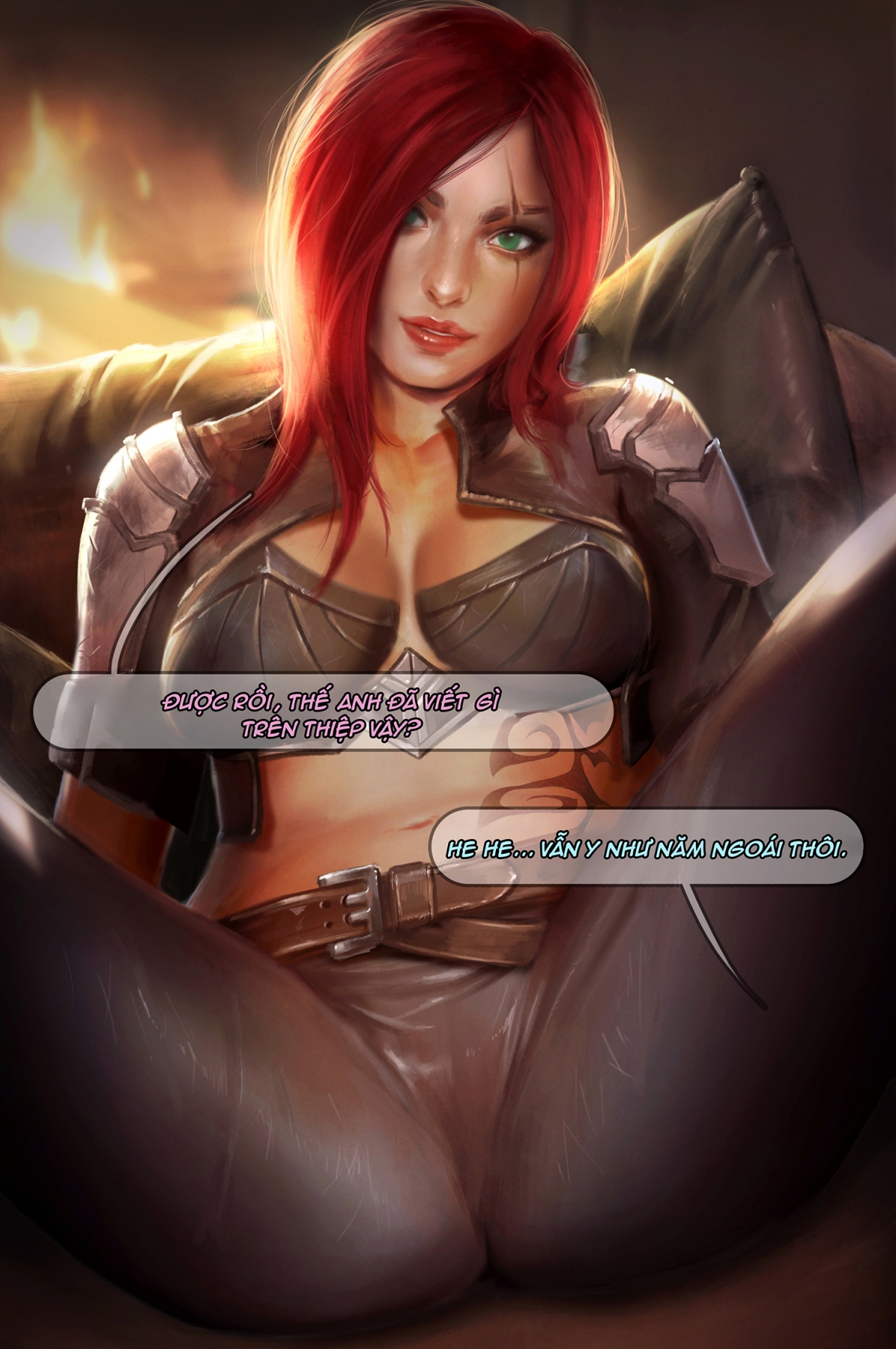 Đọc truyện hentai Cạo Lông Cho Katarina - Oneshot