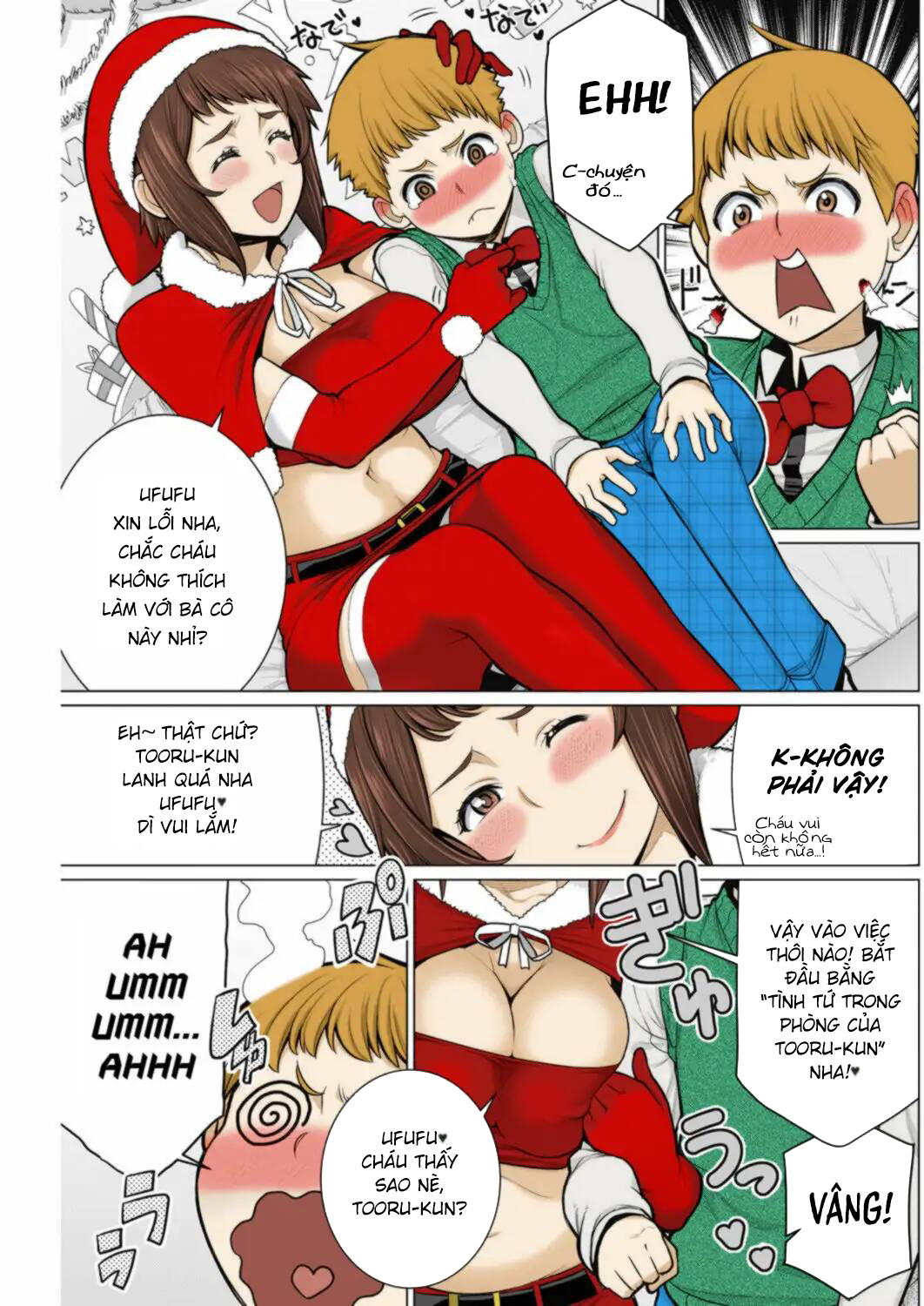 Đọc truyện hentai Bữa tiệc Giáng sinh Dokidoki - Oneshot