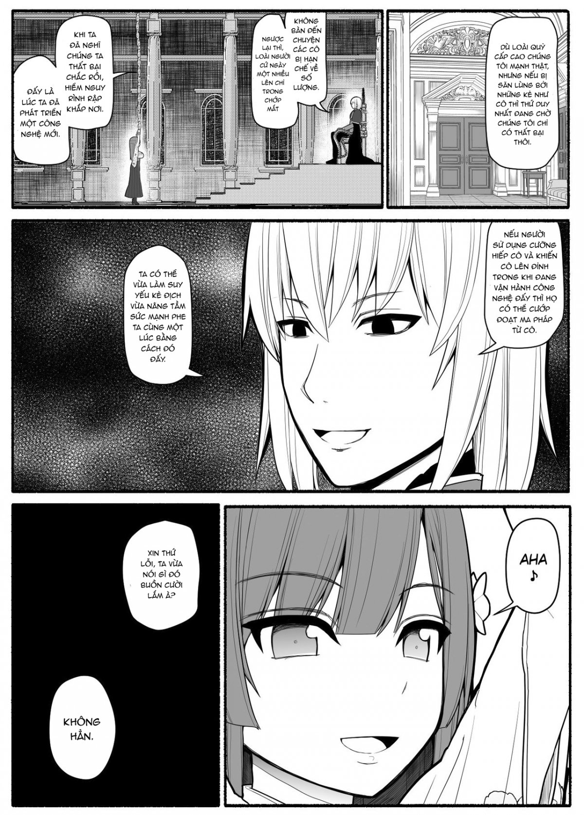 Đọc truyện hentai Shikyuu Majo VS Joukyuu Majin - Chap 1