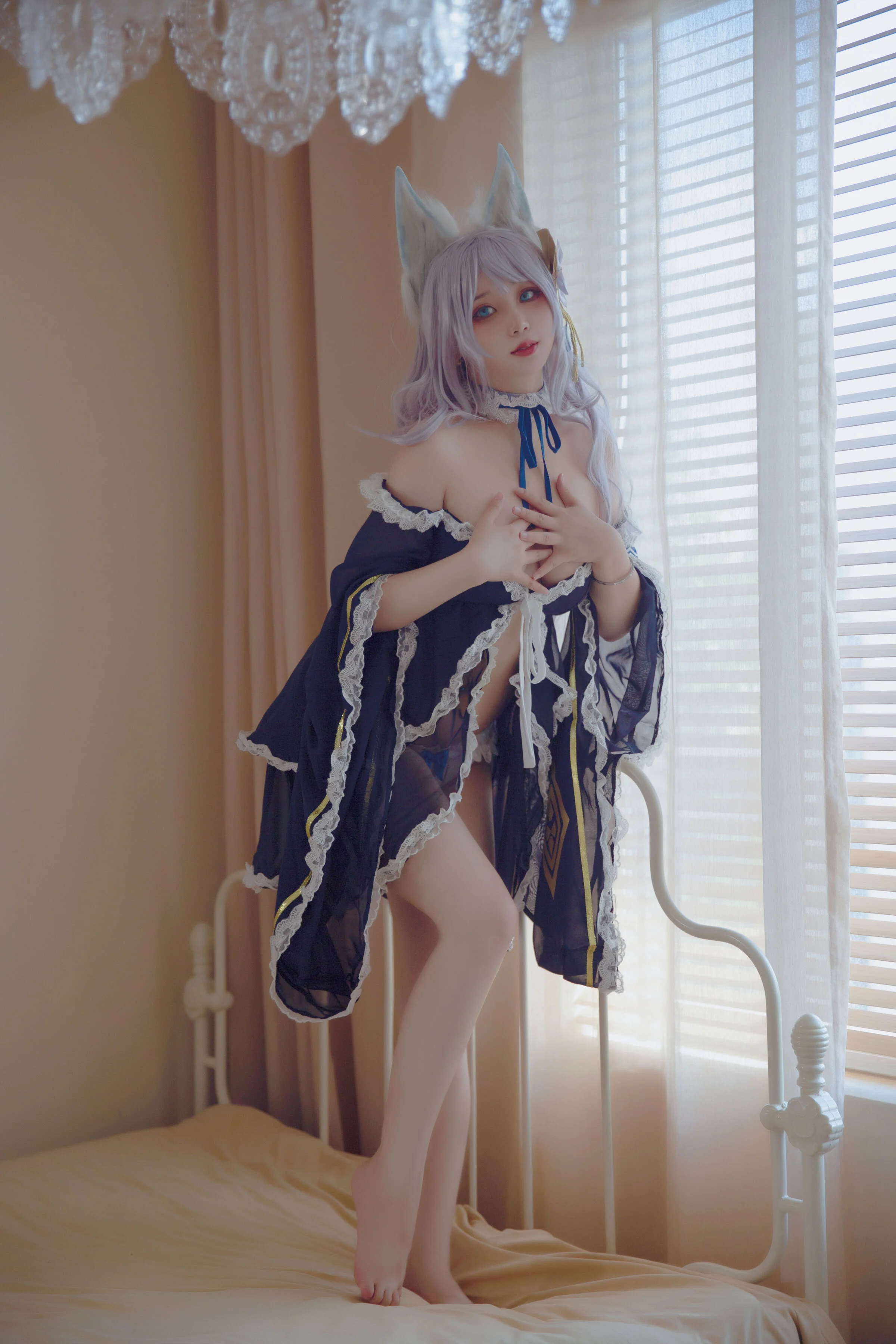 Đọc truyện hentai Tuyển tập Albums siêu phẩm Cosplay - Chap 585 - Ruby dip sauce Meimei - Azur Lane Shinano painter pajamas