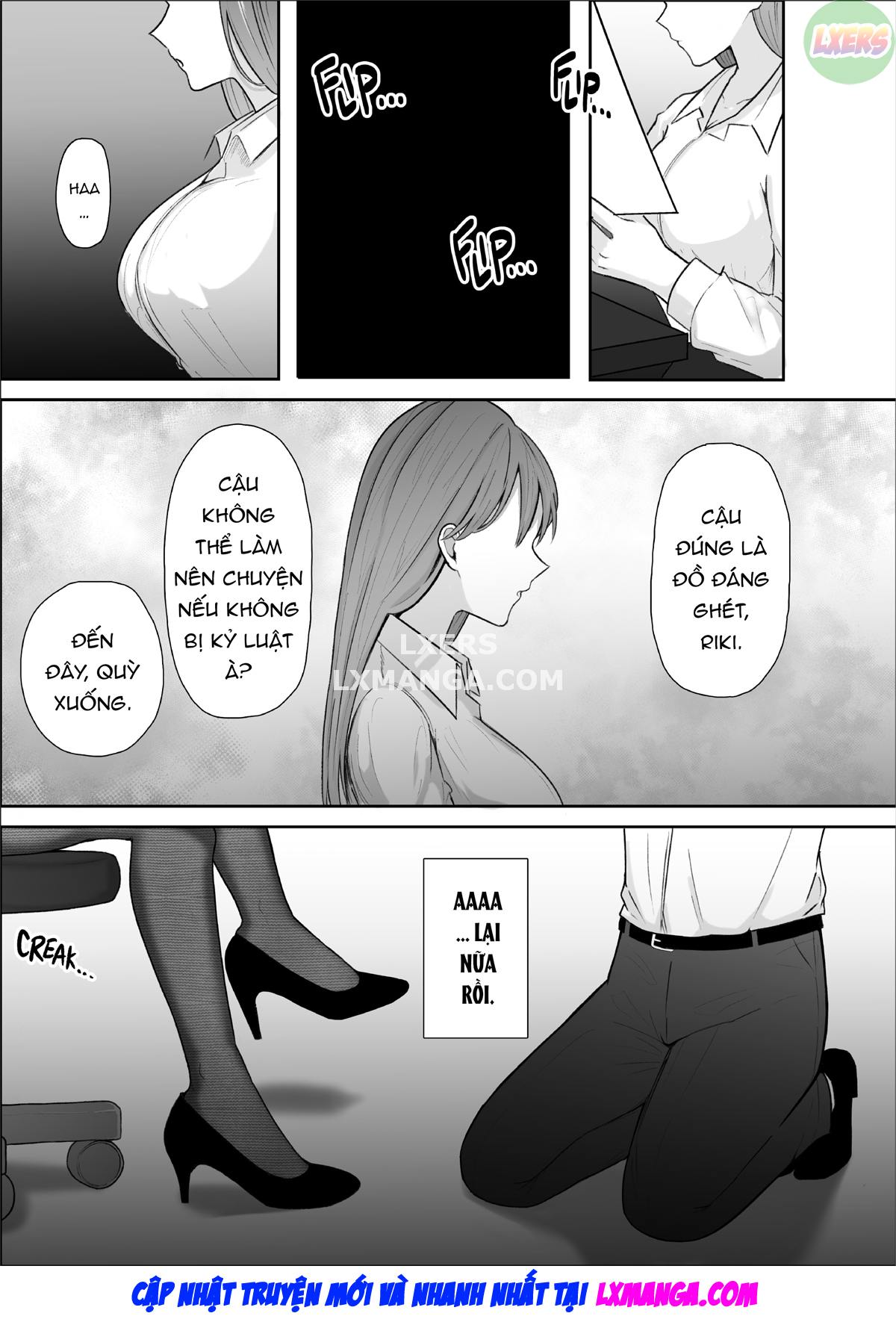 Đọc truyện hentai Tôi trở thành thú cưng của bà sếp nghiêm khắc - Oneshot
