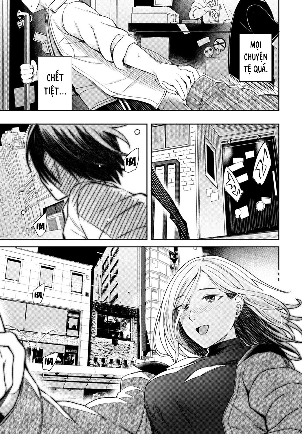 Đọc truyện hentai Khói thuốc và ánh đèn vàng. - Oneshot