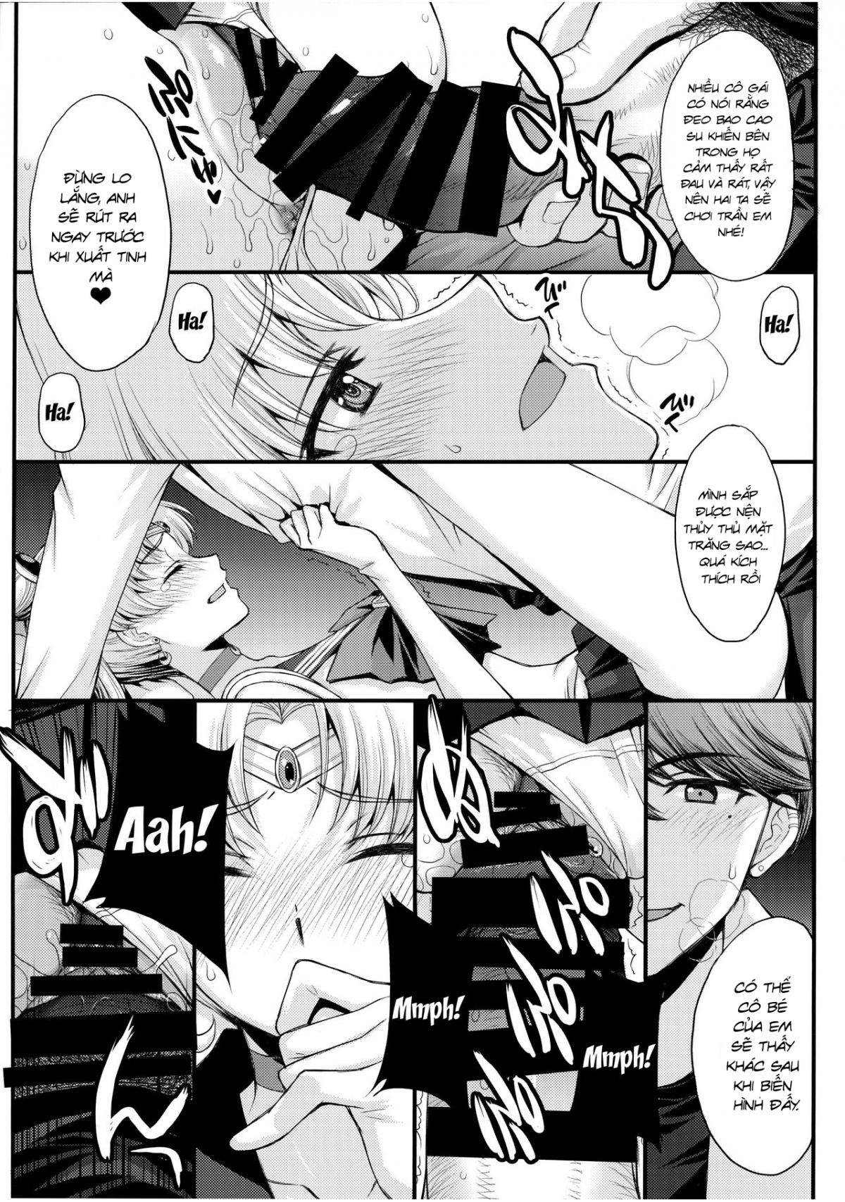 Đọc truyện hentai Usagi no Junjou! Chin Make Bishoujo Senshi! - Đạo tàn bụ âyy (●♡∀♡)