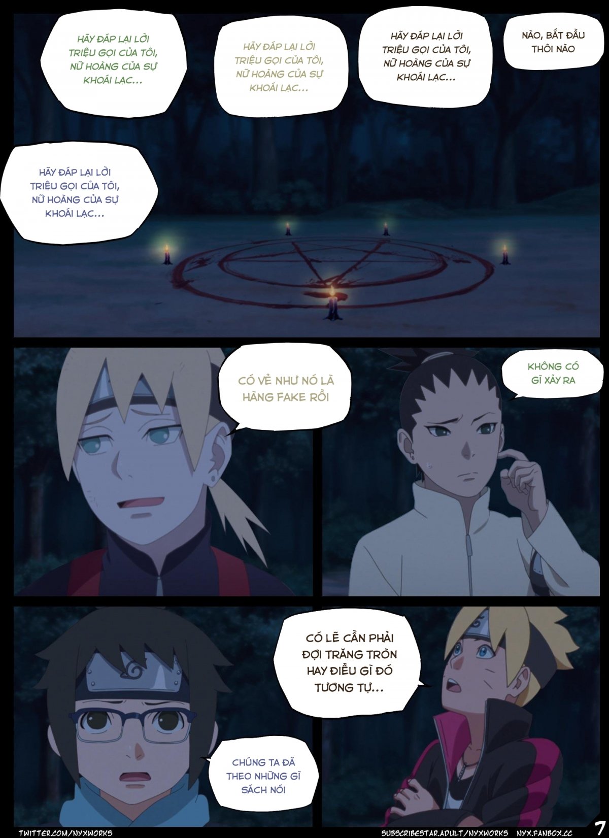 Đọc truyện hentai Đêm nghi lễ (Naruto) - Oneshot