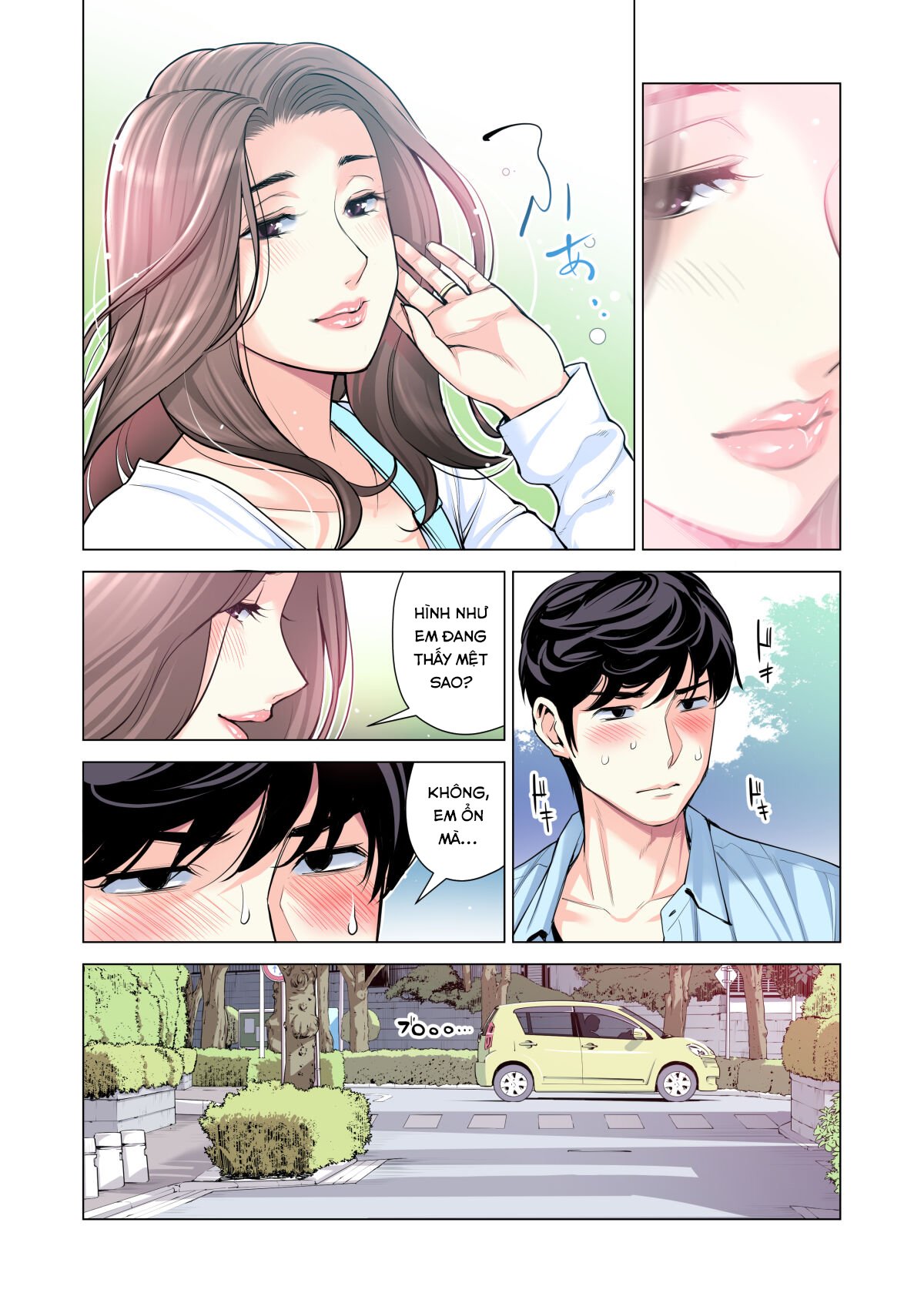 Đọc truyện hentai Jichikai no Hitozuma wa Totemo H deshita Chap 3