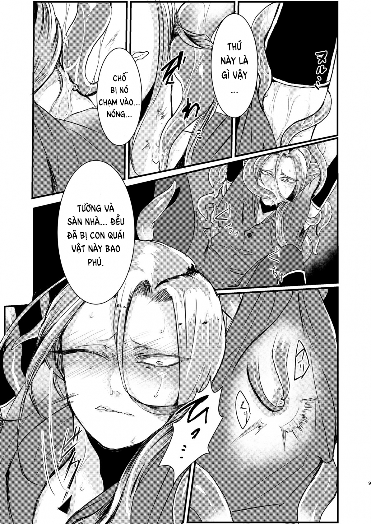 Đọc truyện hentai Câu chuyện về nam pháp sư bị xúc tu chơi Oneshot