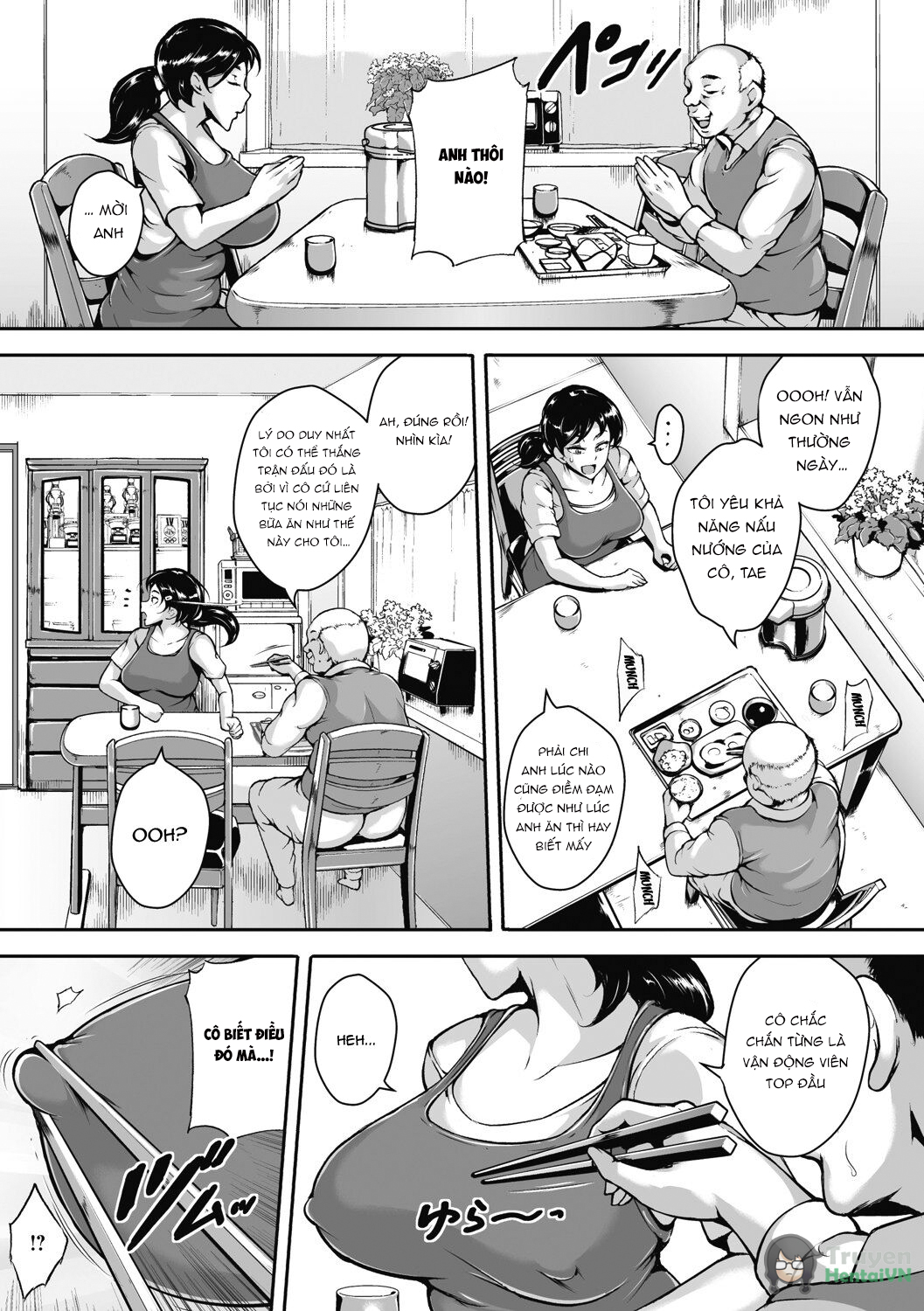 Đọc truyện hentai Akaneiro ni Modaeru Hitozuma - Wife Writhing in Madder - Oneshot