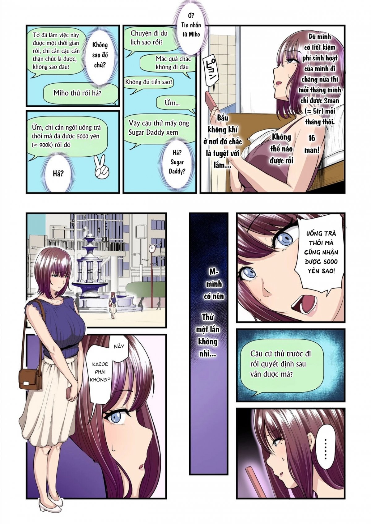 Đọc truyện hentai Kaede-chan và Bố đường - Chap 1