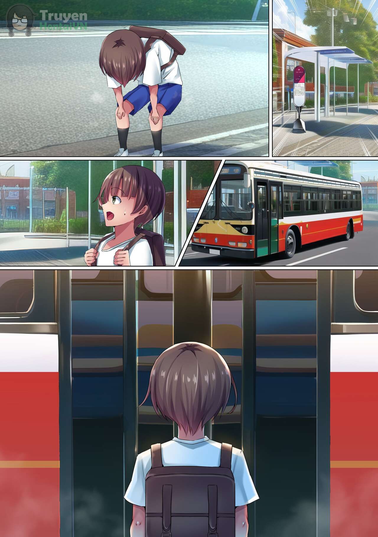Đọc truyện hentai Bitch na Seifuku Joshi-tachi ni Doutei o Taberarechau Hanashi. Kono Sekai no Onee-san-tachi wa Zenin Ero sugiru - Oneshot