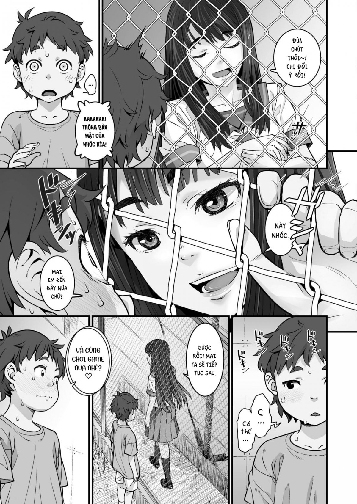 Đọc truyện hentai Ký ức ngày hè qua hàng rào lưới thép - 1 Bắn