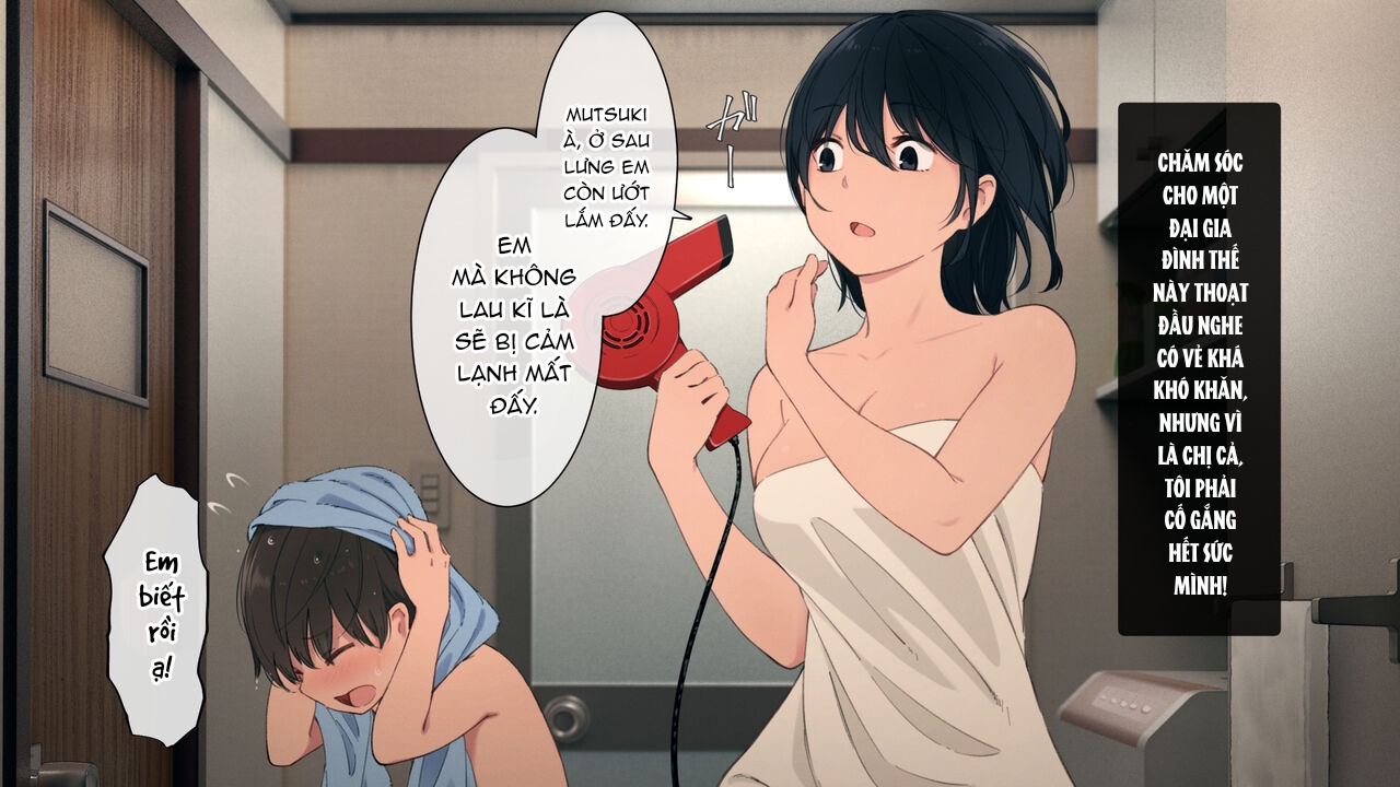 Đọc truyện hentai Toaru Daikazoku no Okazu Jijou ~Mamagawari Onee-chan Funtouki~ - chap2