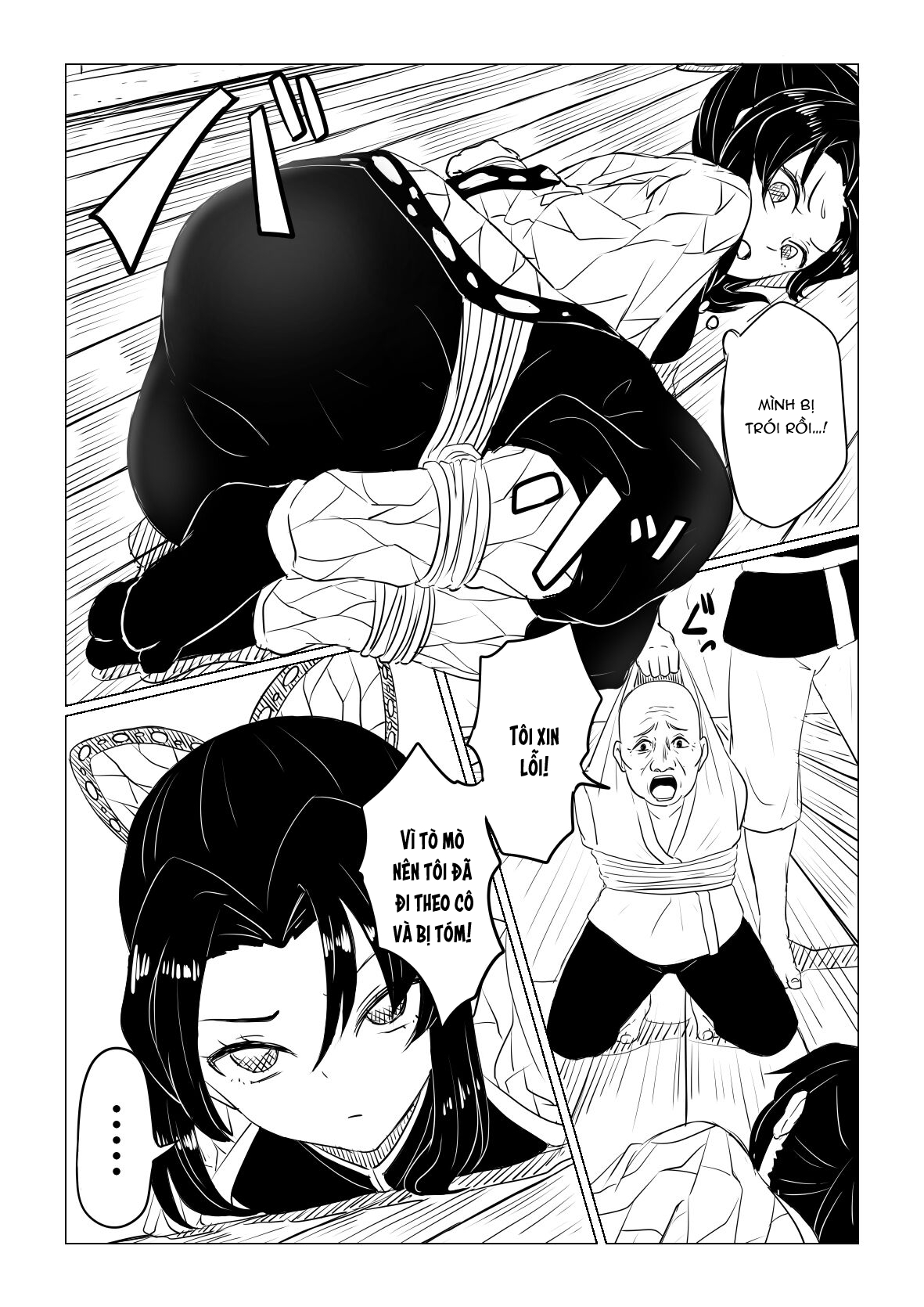 Đọc truyện hentai Trùng trụ Shinobu được sư phụ huấn luyện - Oneshot