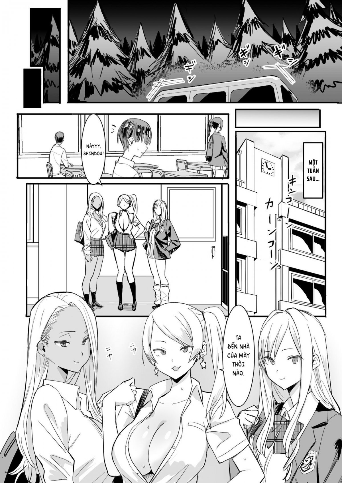Đọc truyện hentai Bị bắt cóc và cưỡng hiếp ở một thế giới nơi con gái là những kẻ săn mồi - 1 Bắn