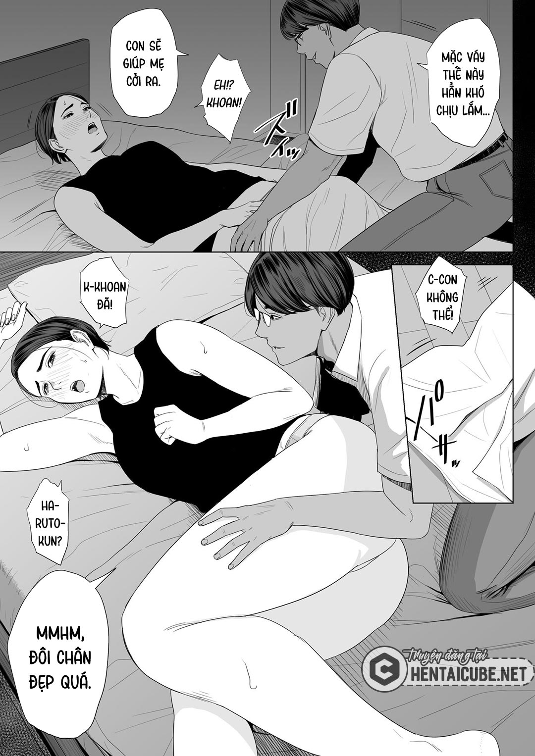 Đọc truyện hentai Mượn nhờ mẹ vợ - Oneshot