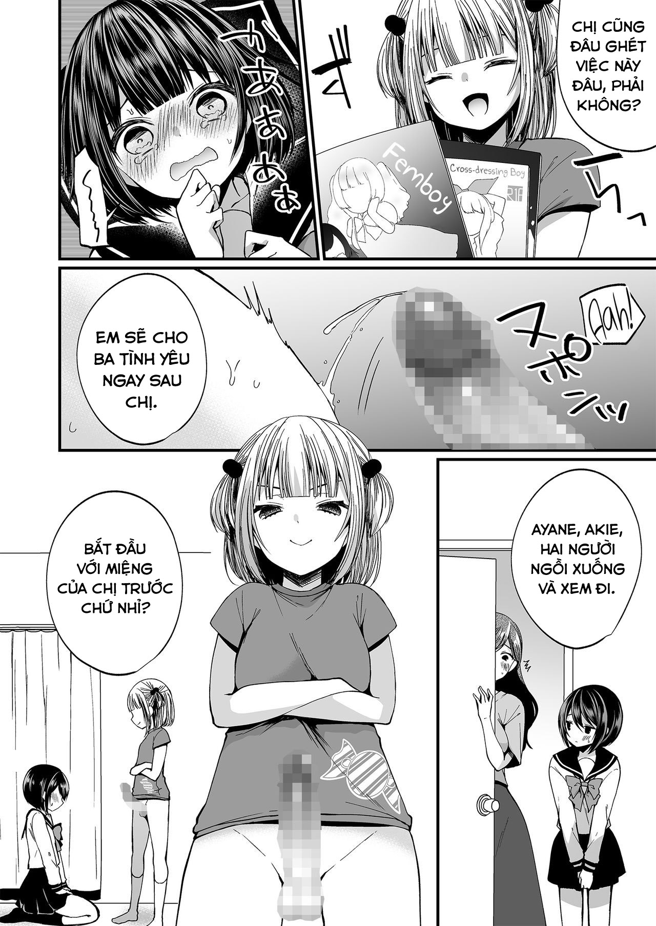 Đọc truyện hentai Hatsujou Futanari Musume to Mesu Ochi Papa - Oneshot