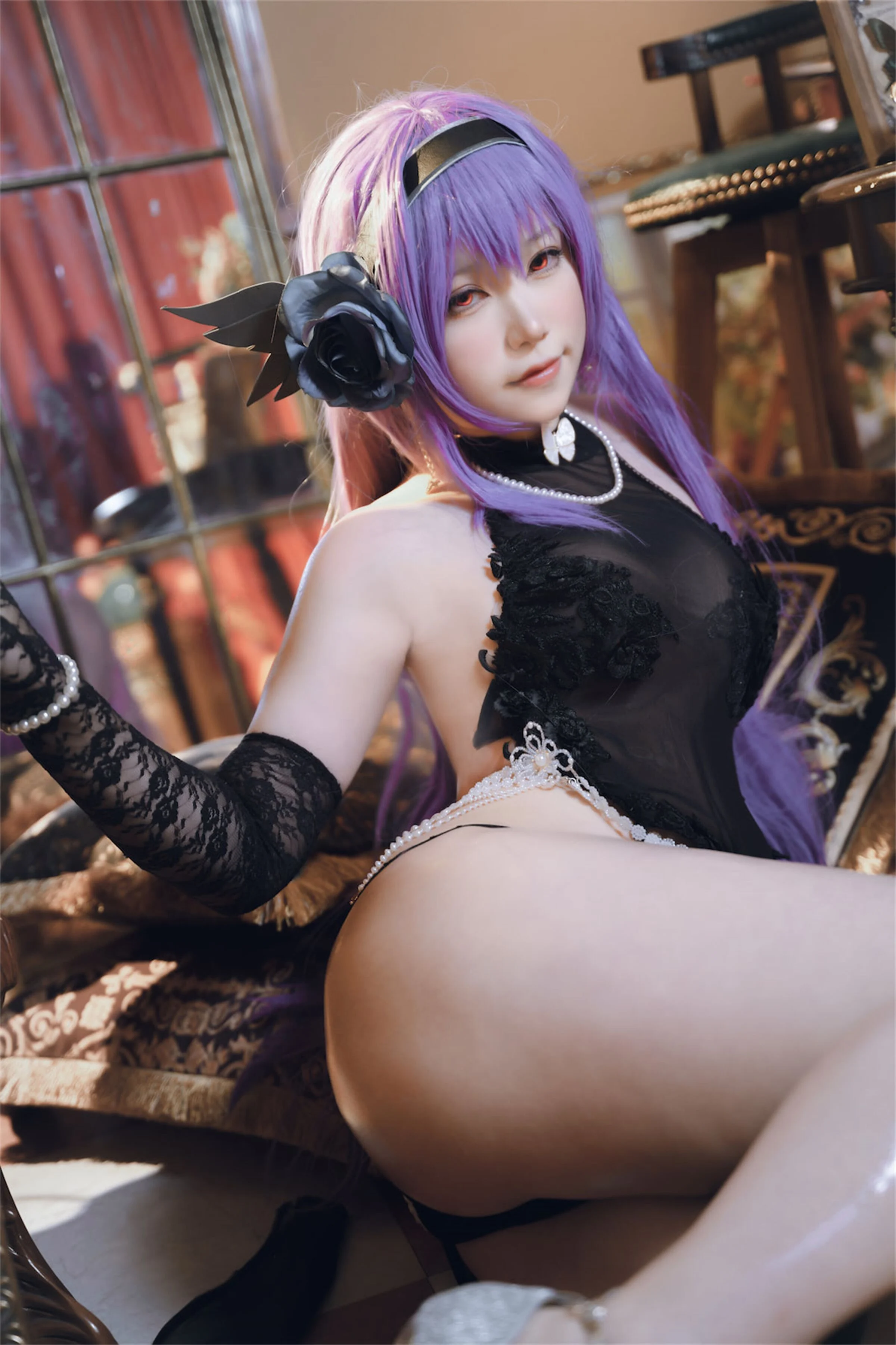 Đọc truyện hentai Tuyển tập Albums siêu phẩm Cosplay - Chap 568 - One North – Dark Rose Swaying