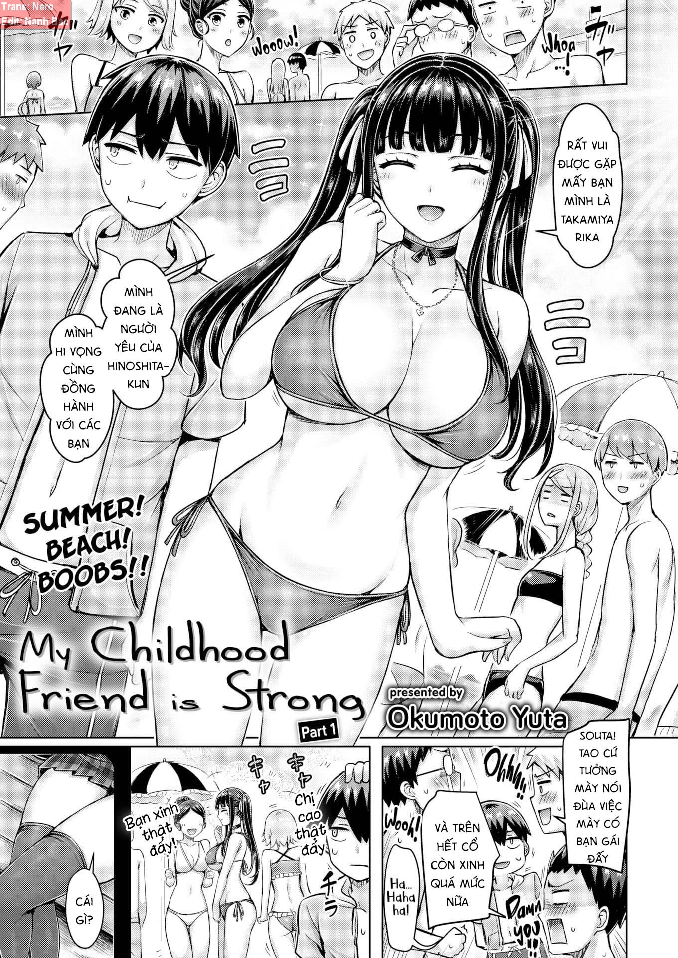 Đọc truyện hentai My Childhood Friend is Strong - Chap 1